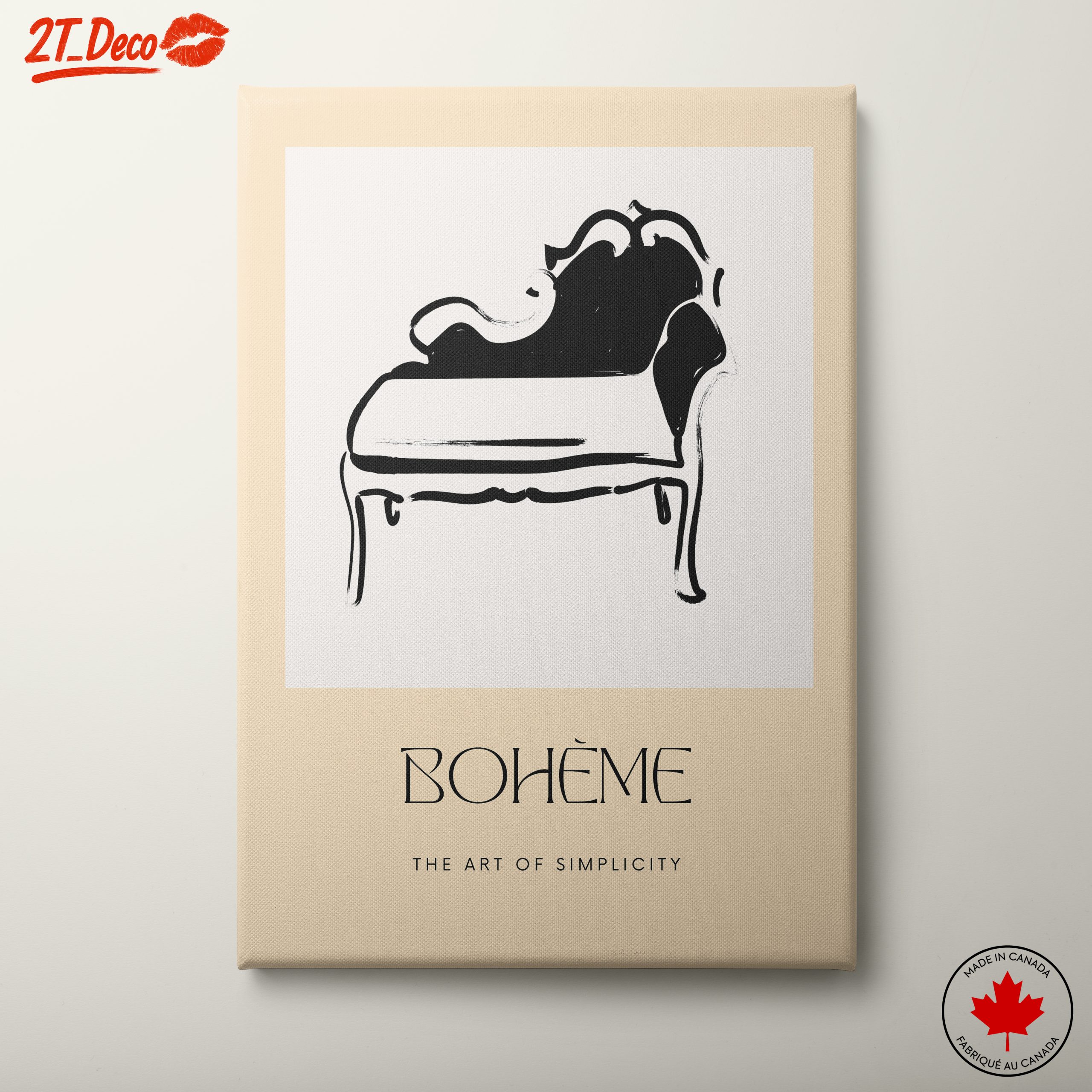 Bohème Artistic Minimalist Design