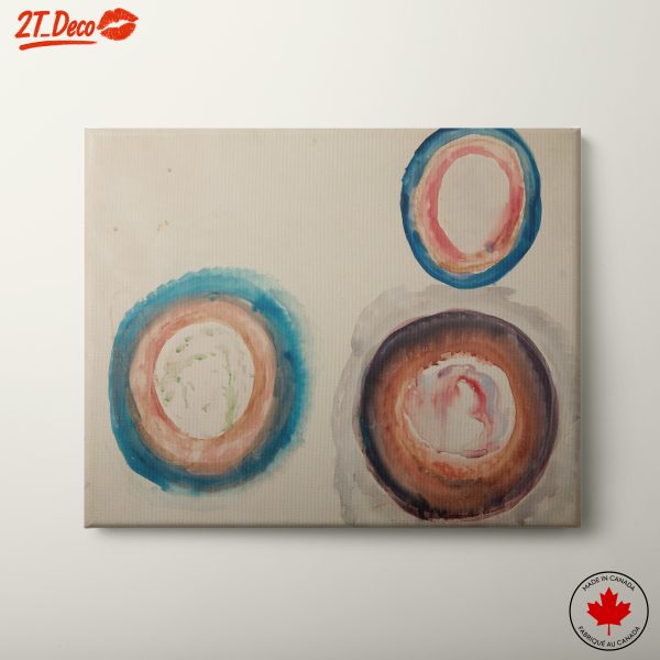 Vibrant Colorful Abstract Circles Art
