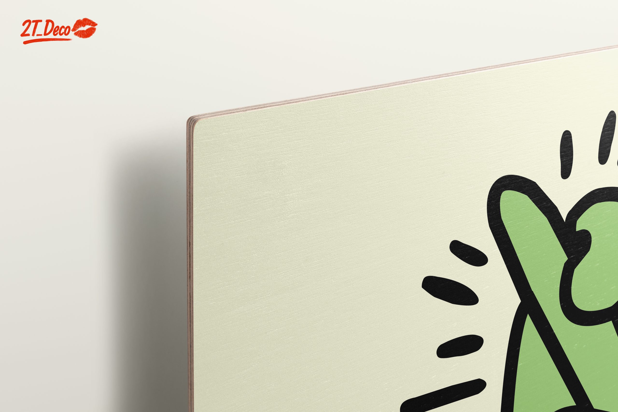 Playful Crossed Fingers Artwork by Keith Haring - Image 15