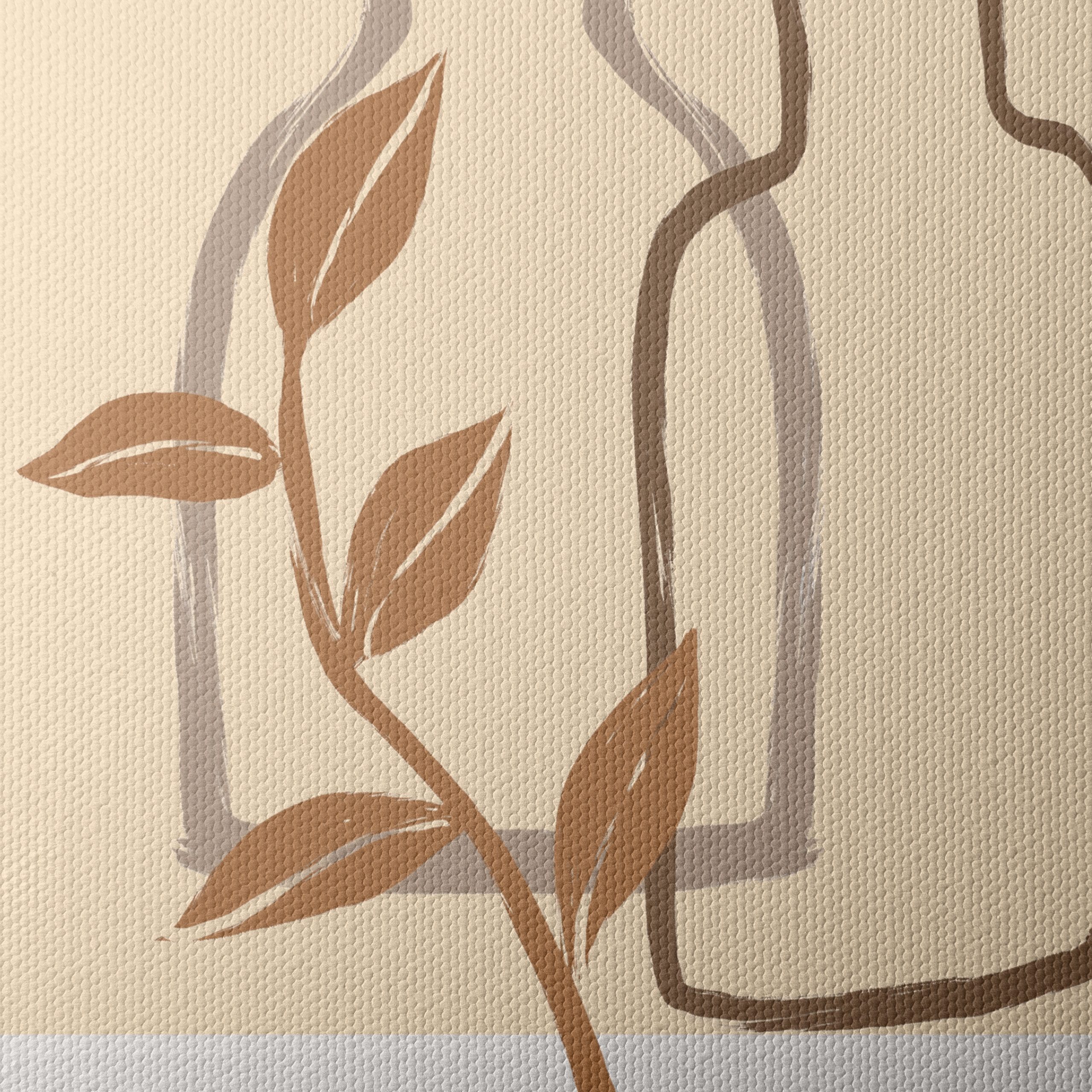 Minimalist Botanical Illustration with Bottles - Image 4