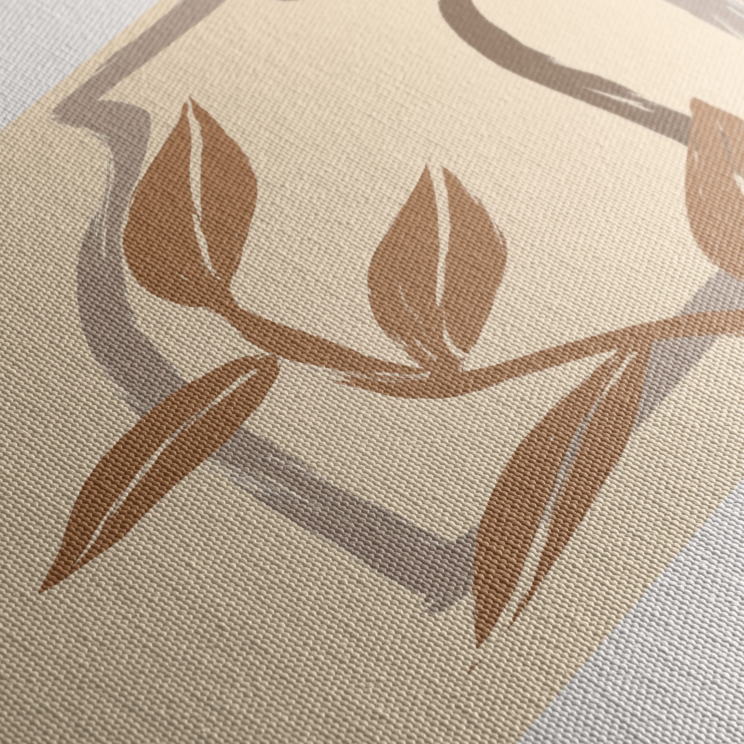 Minimalist Botanical Illustration with Bottles - Image 5