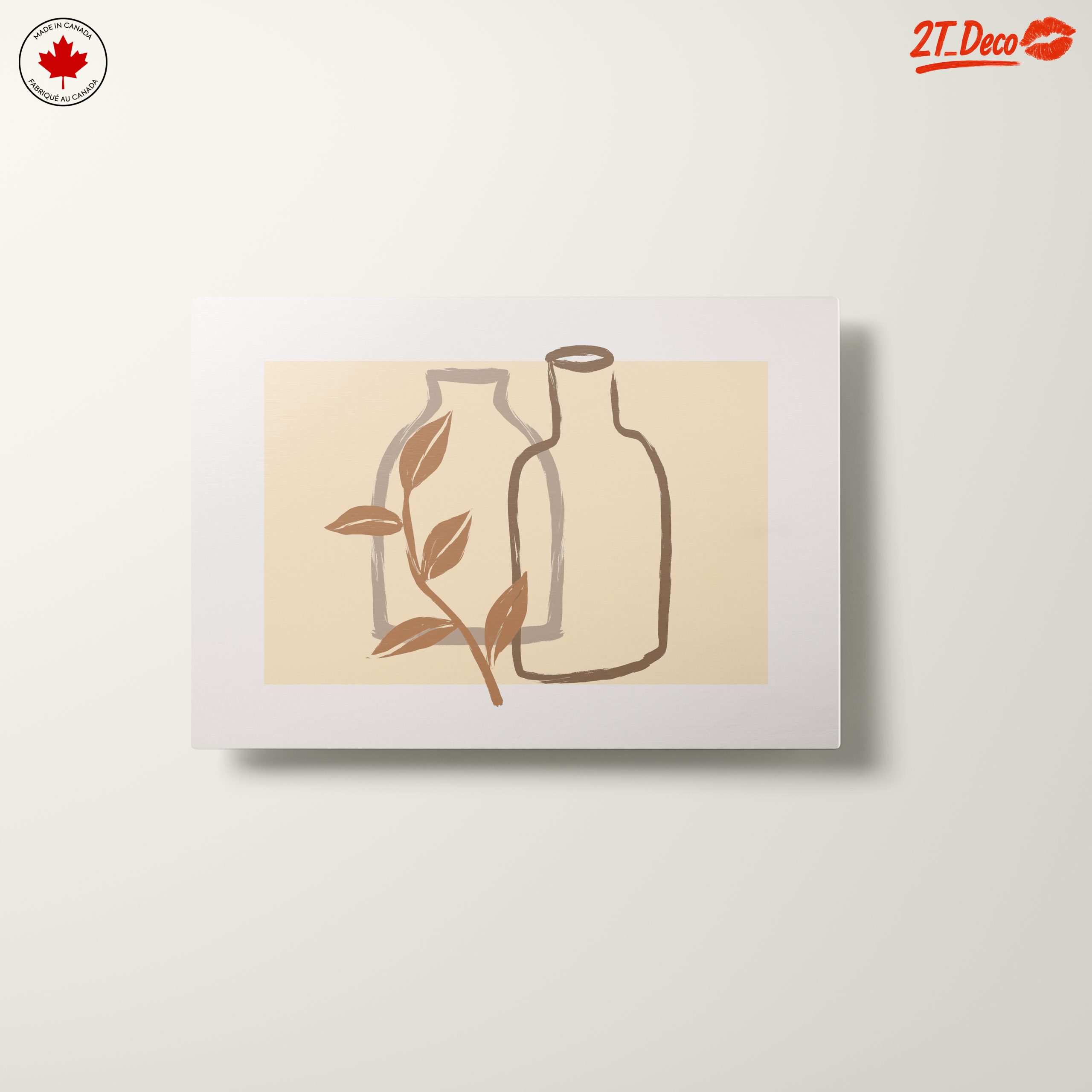 Minimalist Botanical Illustration with Bottles - Image 10