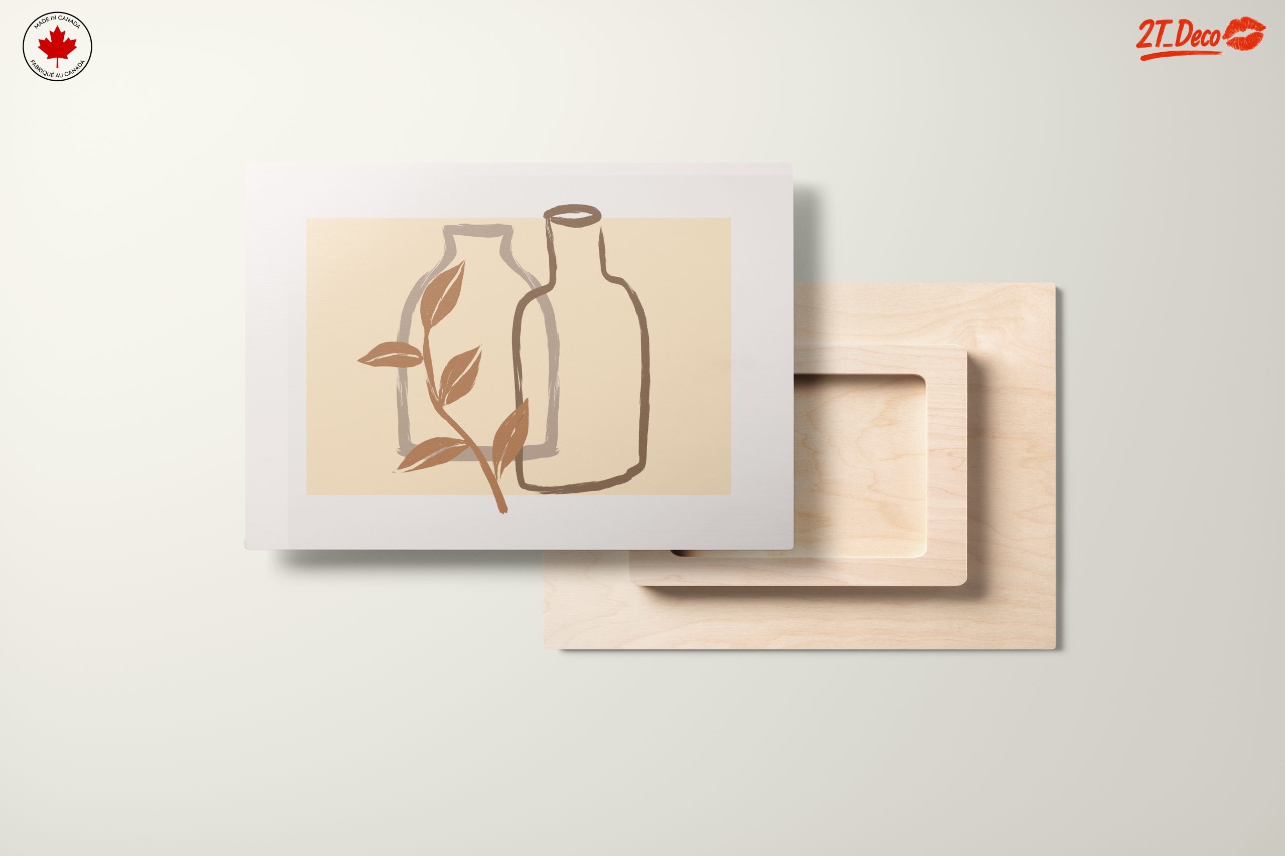 Minimalist Botanical Illustration with Bottles - Image 11