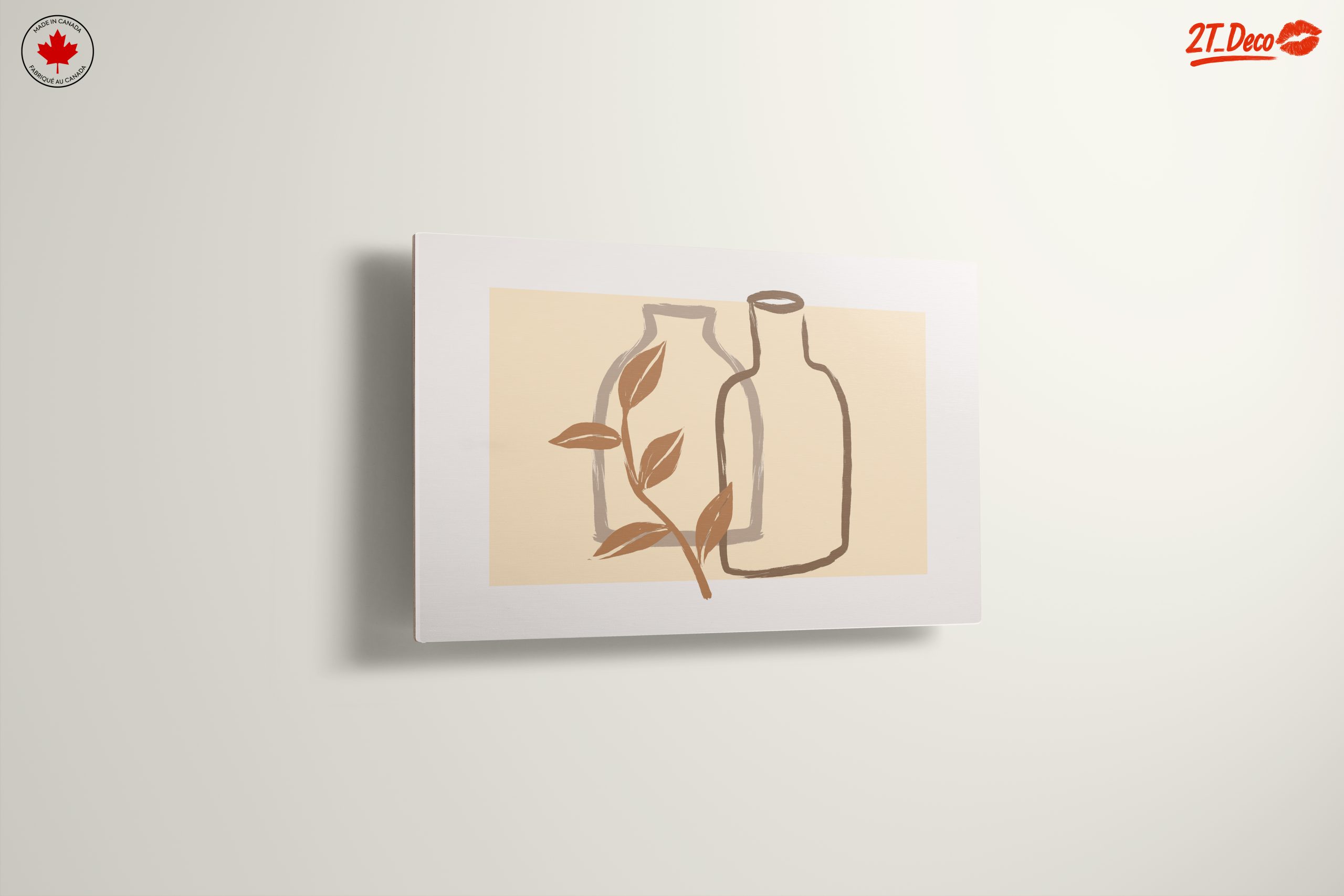 Minimalist Botanical Illustration with Bottles - Image 13