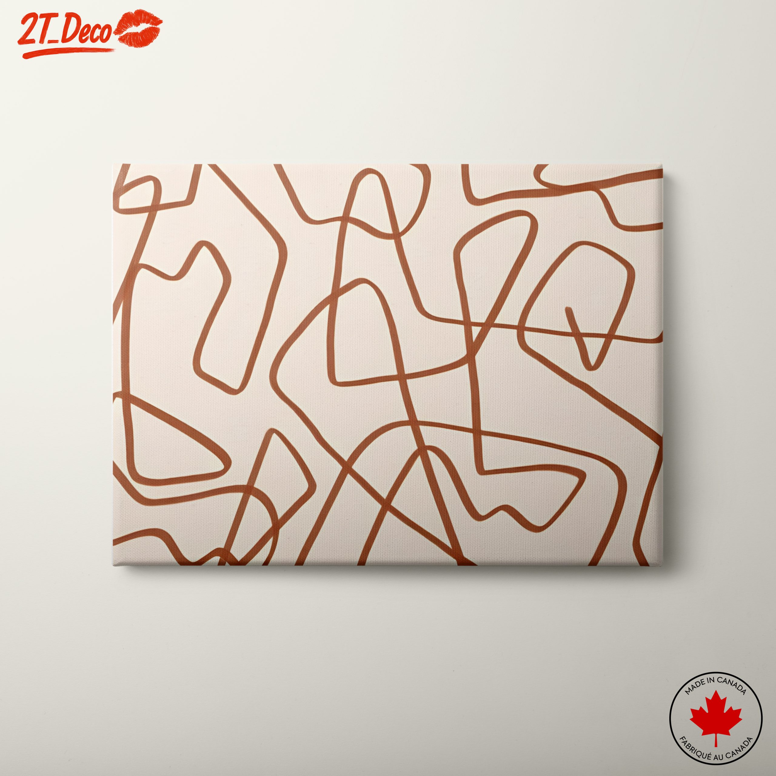 Contemporary Abstract Line Art