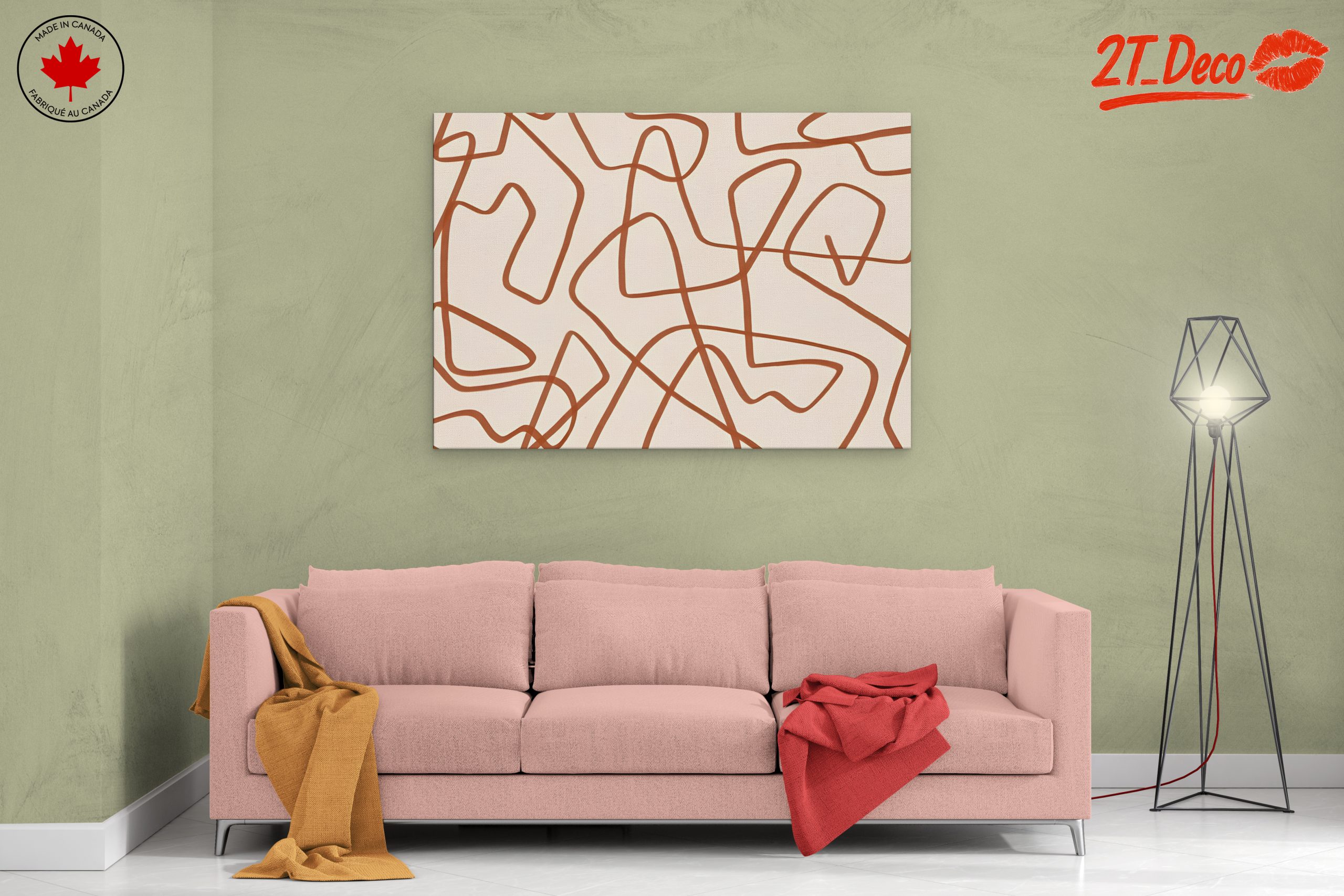 Contemporary Abstract Line Art - Image 2