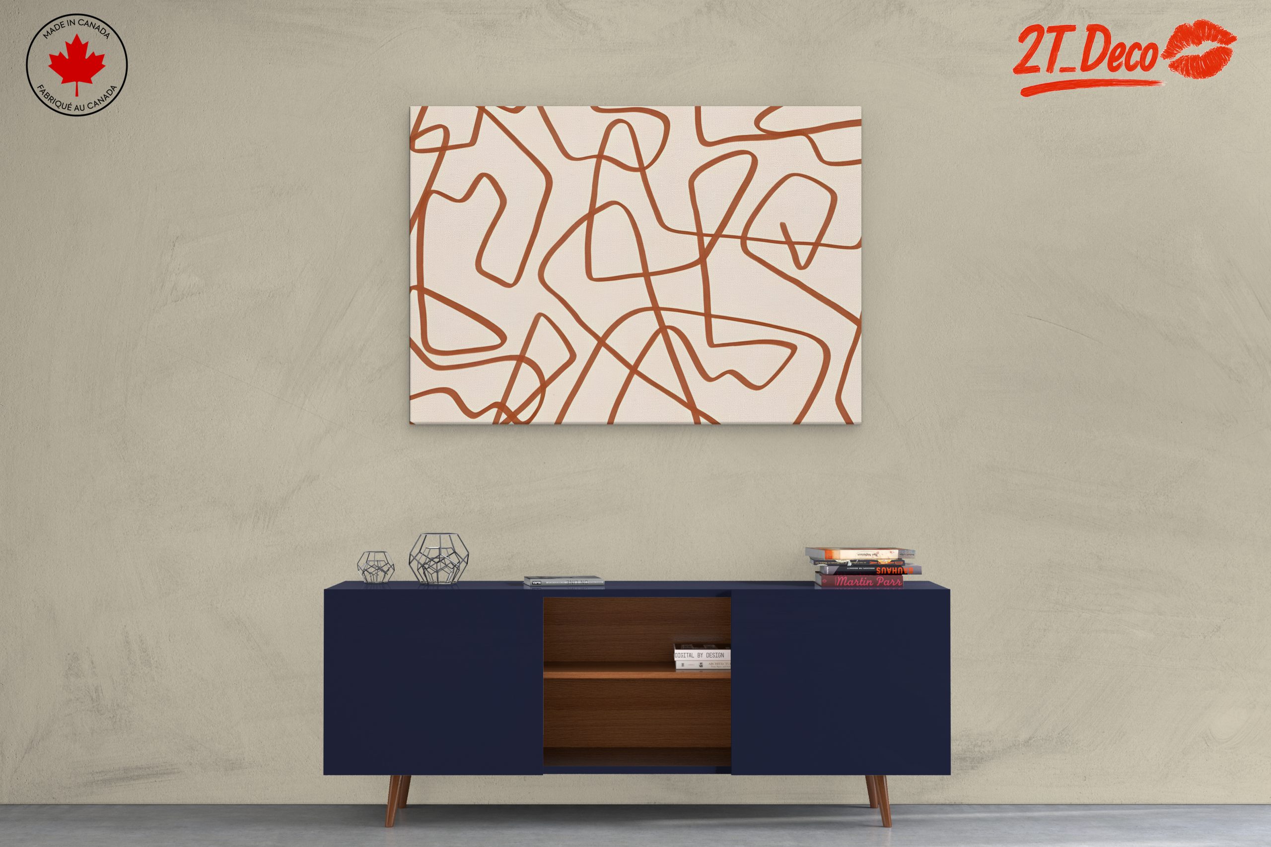 Contemporary Abstract Line Art - Image 3