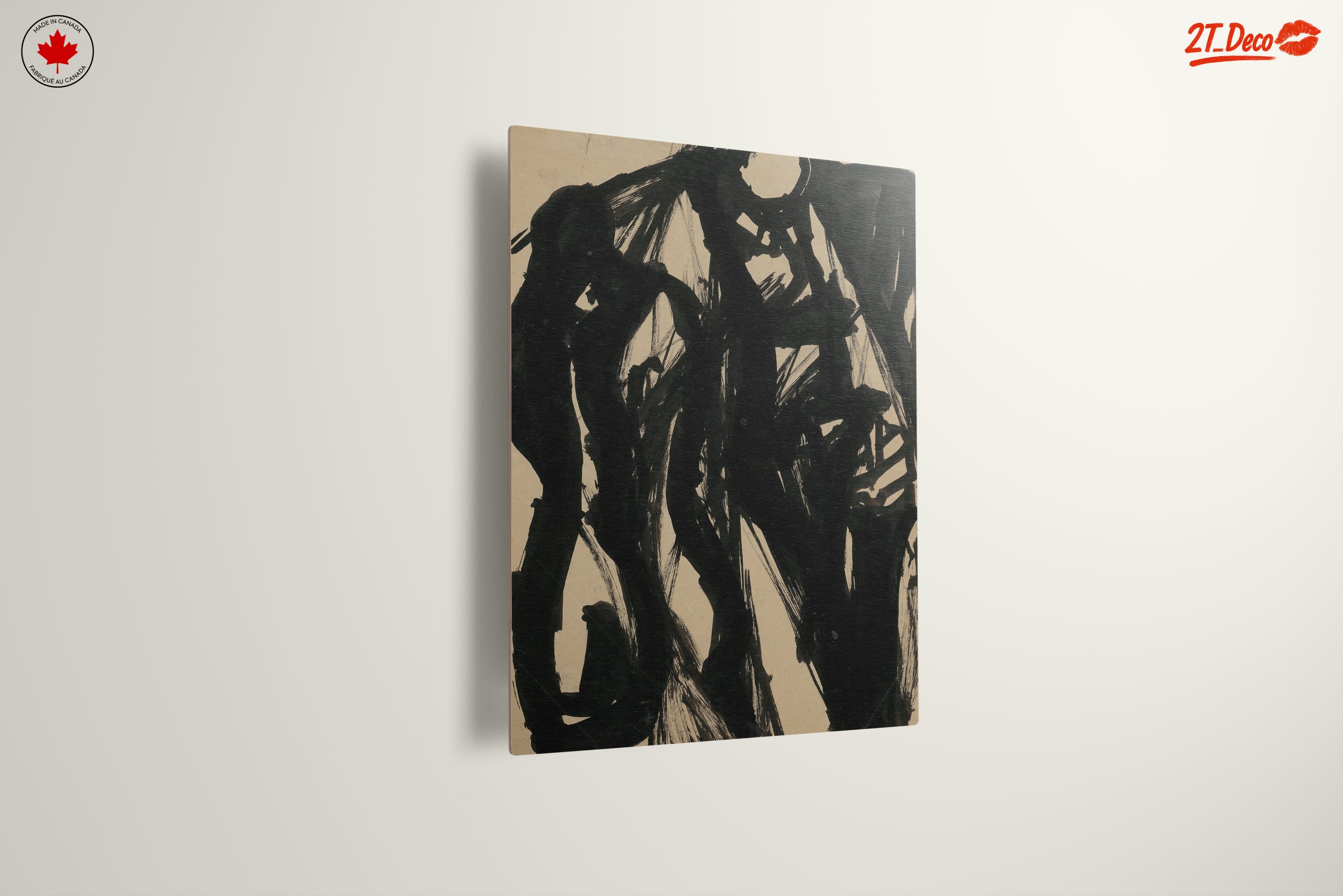 Dynamic Black Abstract Art - Image 13