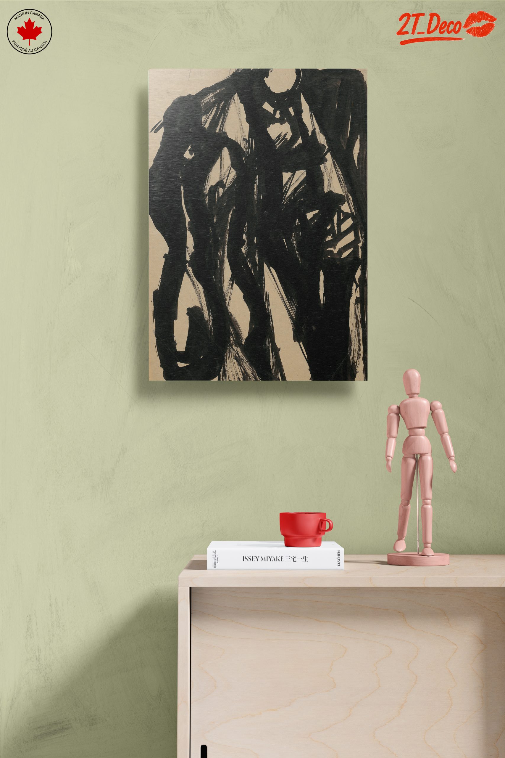 Dynamic Black Abstract Art - Image 14