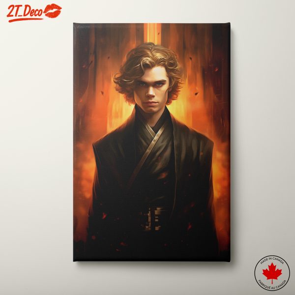 Dynamic Fantasy Character Portrait with Flames