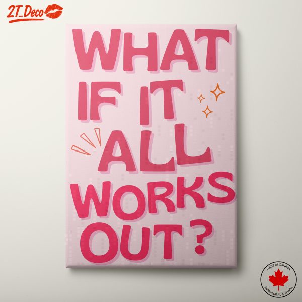What If It All Works Out Inspirational Art