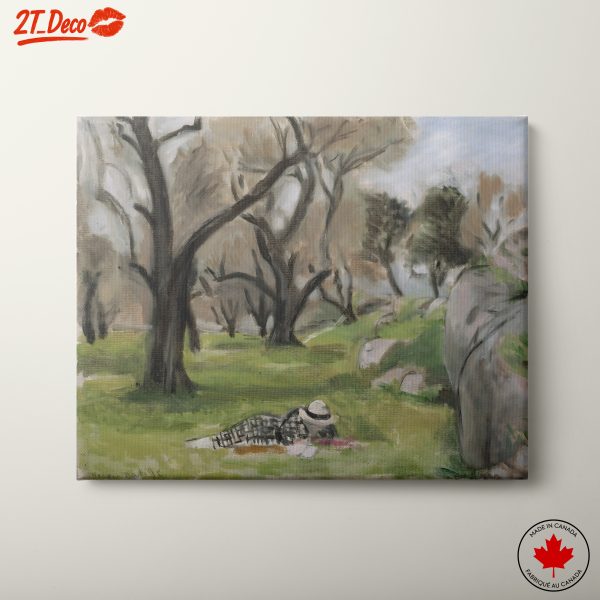 Tranquil Nature Landscape Art Scene