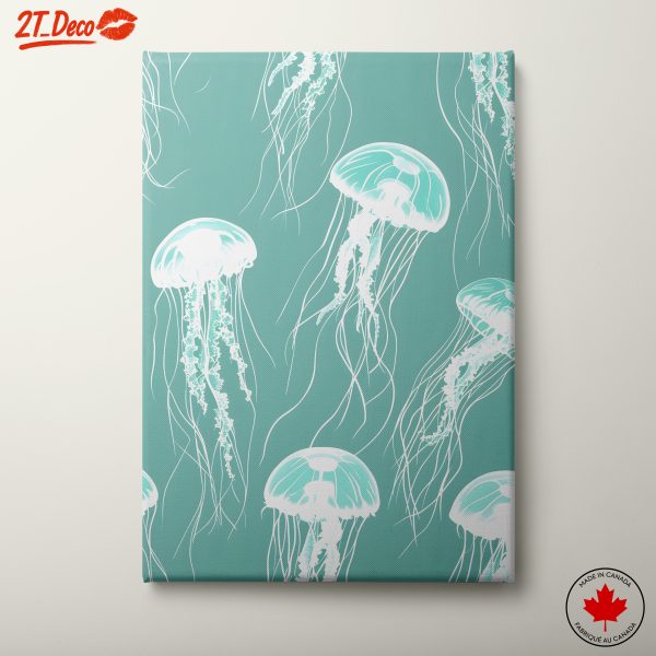 Stylized Jellyfish Abstract Art 3