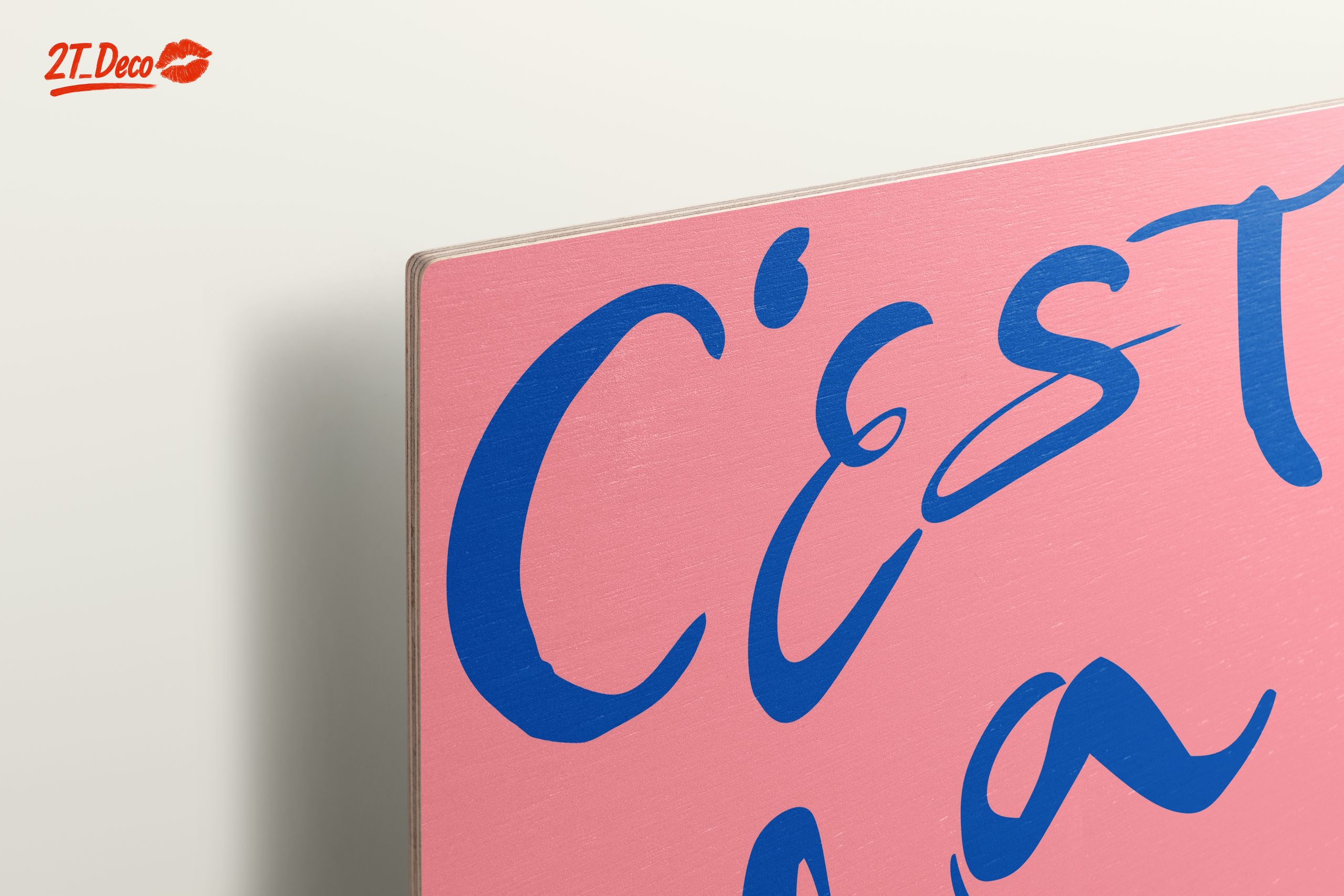 C'est La Vie Bold Typography Art - Image 15