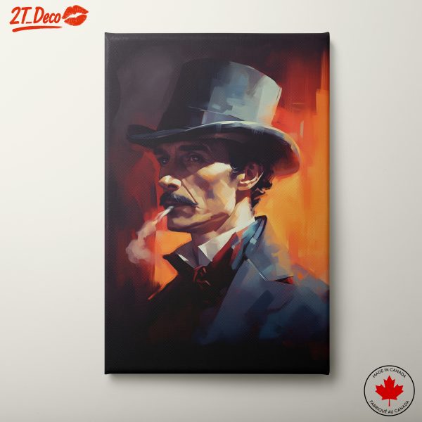 Stylized Portrait of a Victorian Gentleman