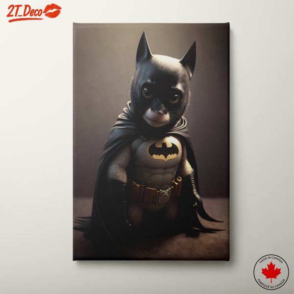 Whimsical Animated Creature as Batman