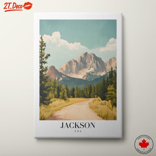 Scenic Adventure Landscape of Jackson, USA