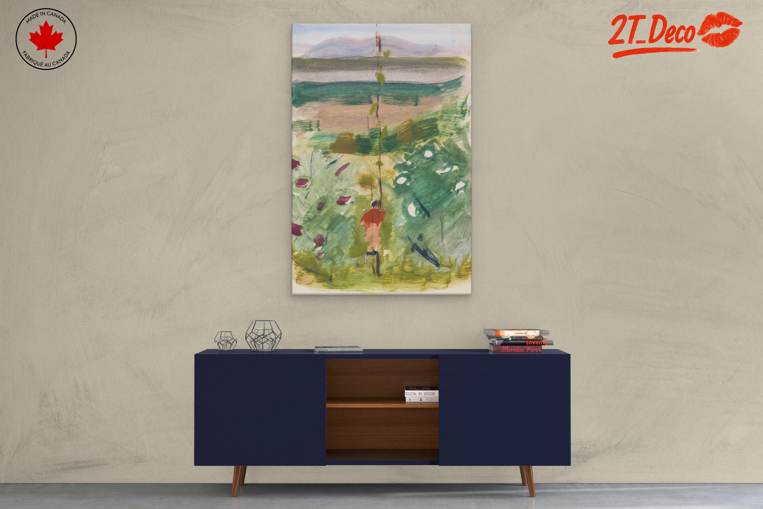 Expressive Abstract Landscape Art - Image 3