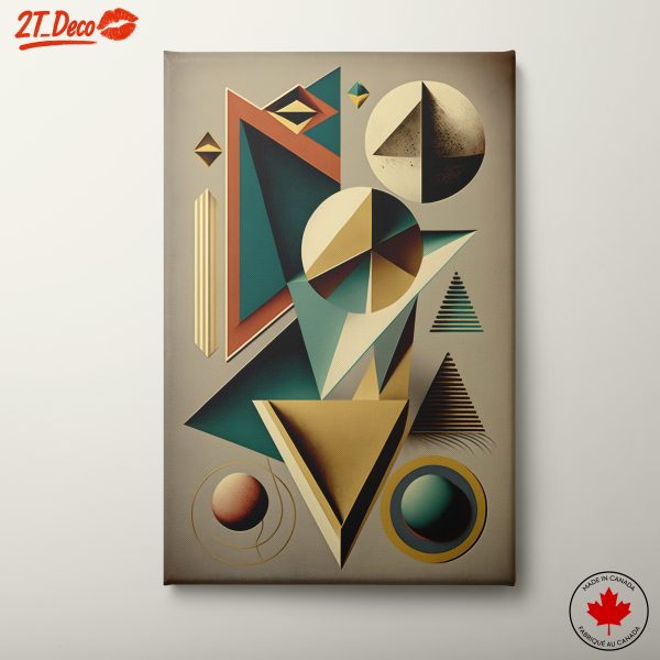 Vibrant Geometric Abstract Composition 3