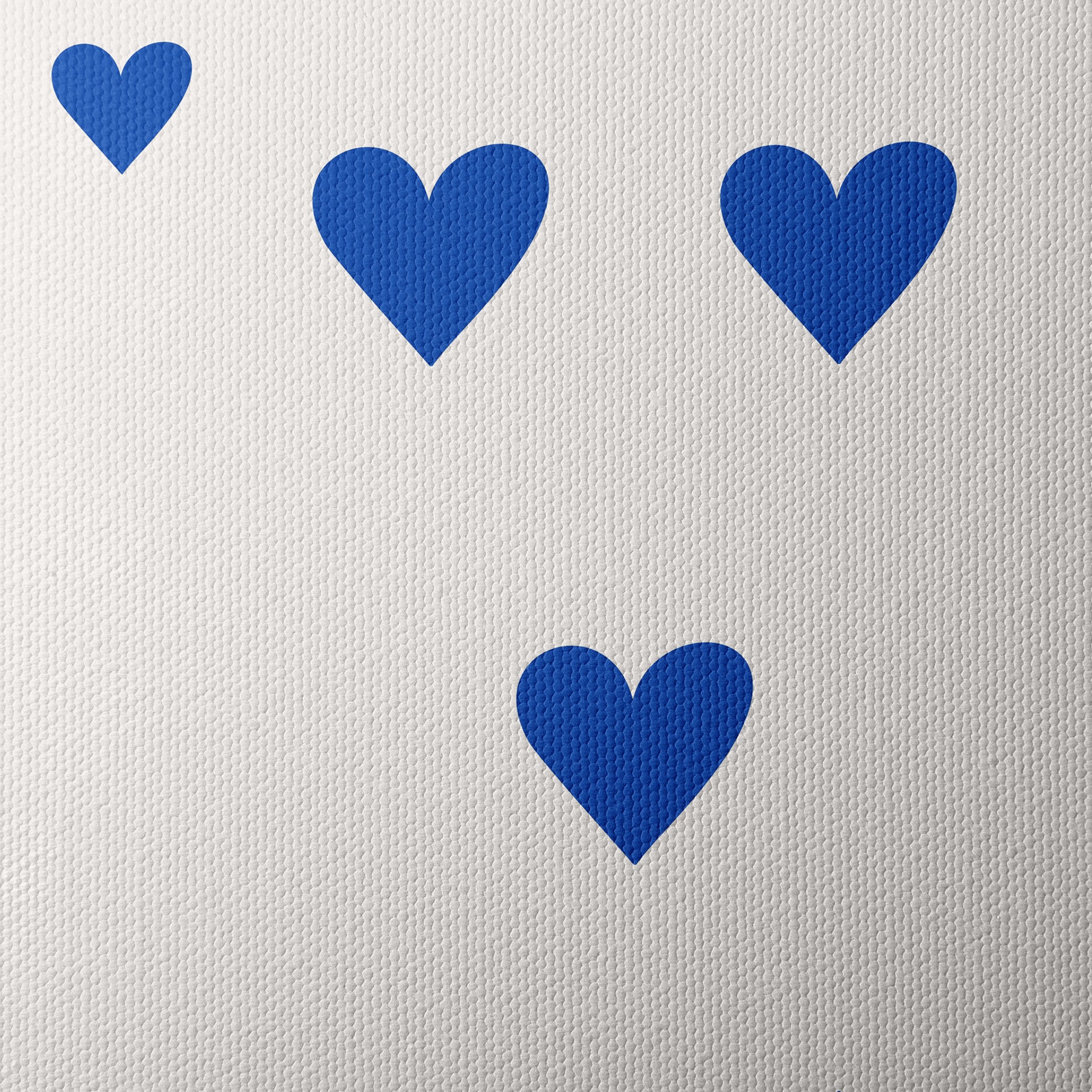 Stylized Five of Hearts Playing Card Art - Image 4
