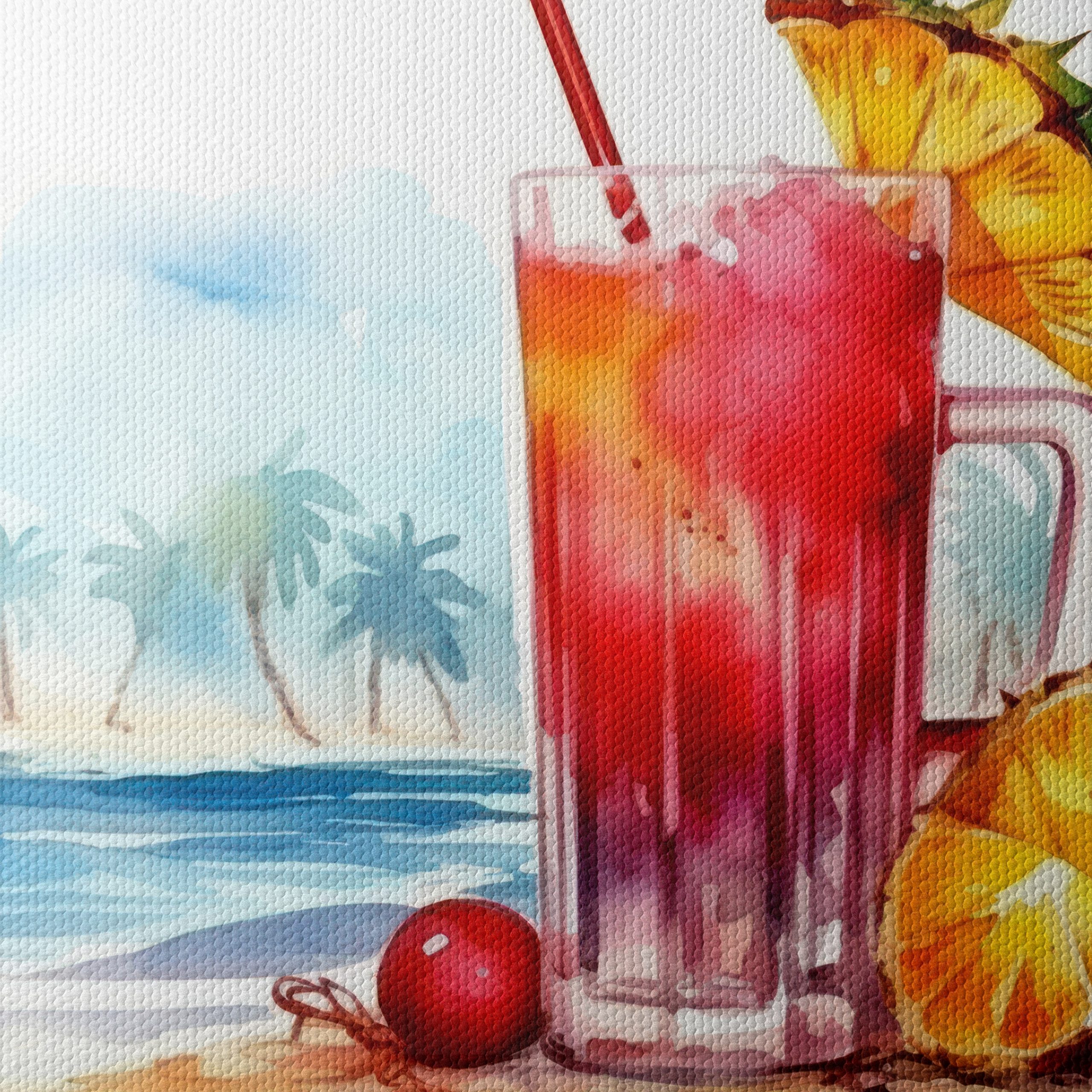 Vibrant Abstract Fruit Drink Artwork - Image 4