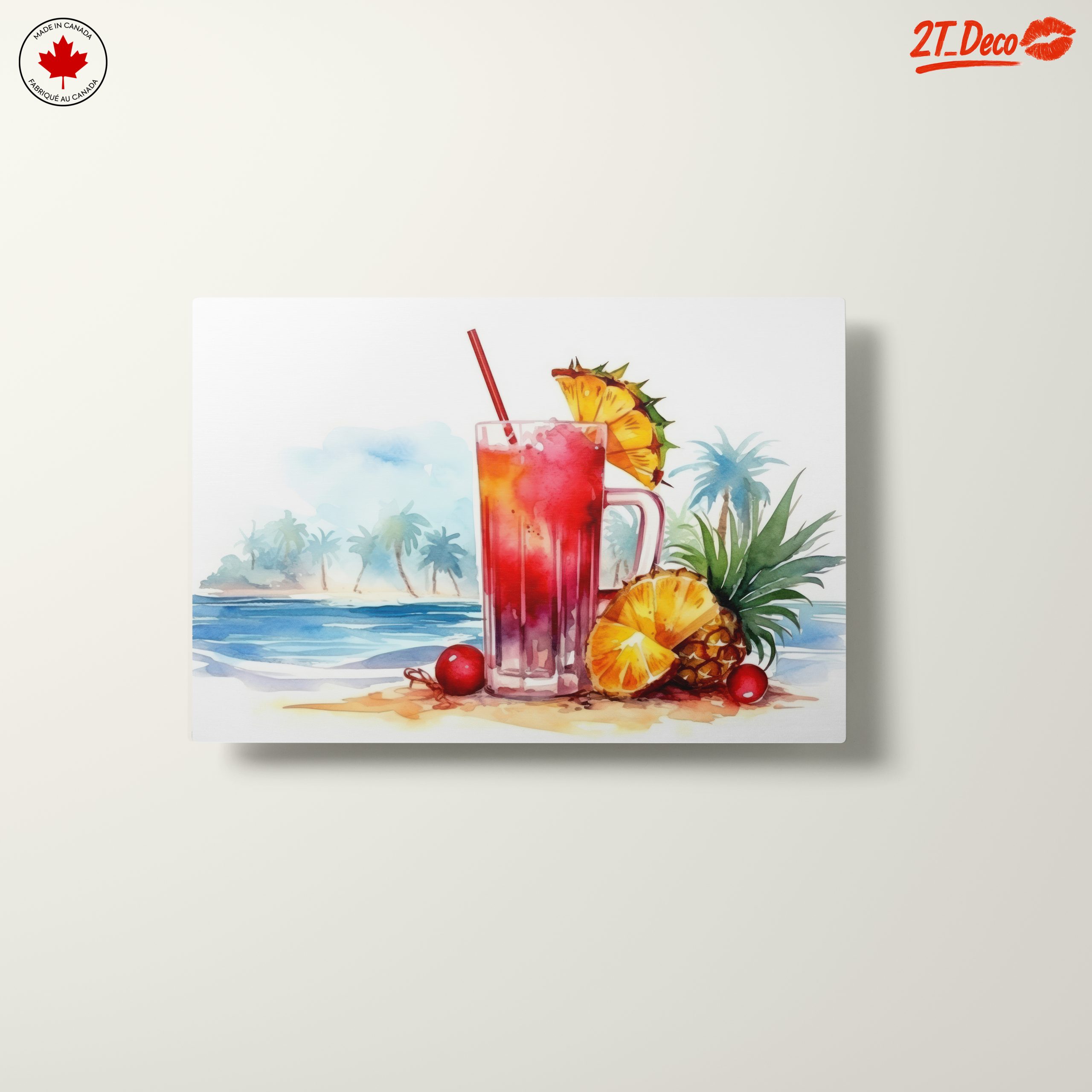 Vibrant Abstract Fruit Drink Artwork - Image 10