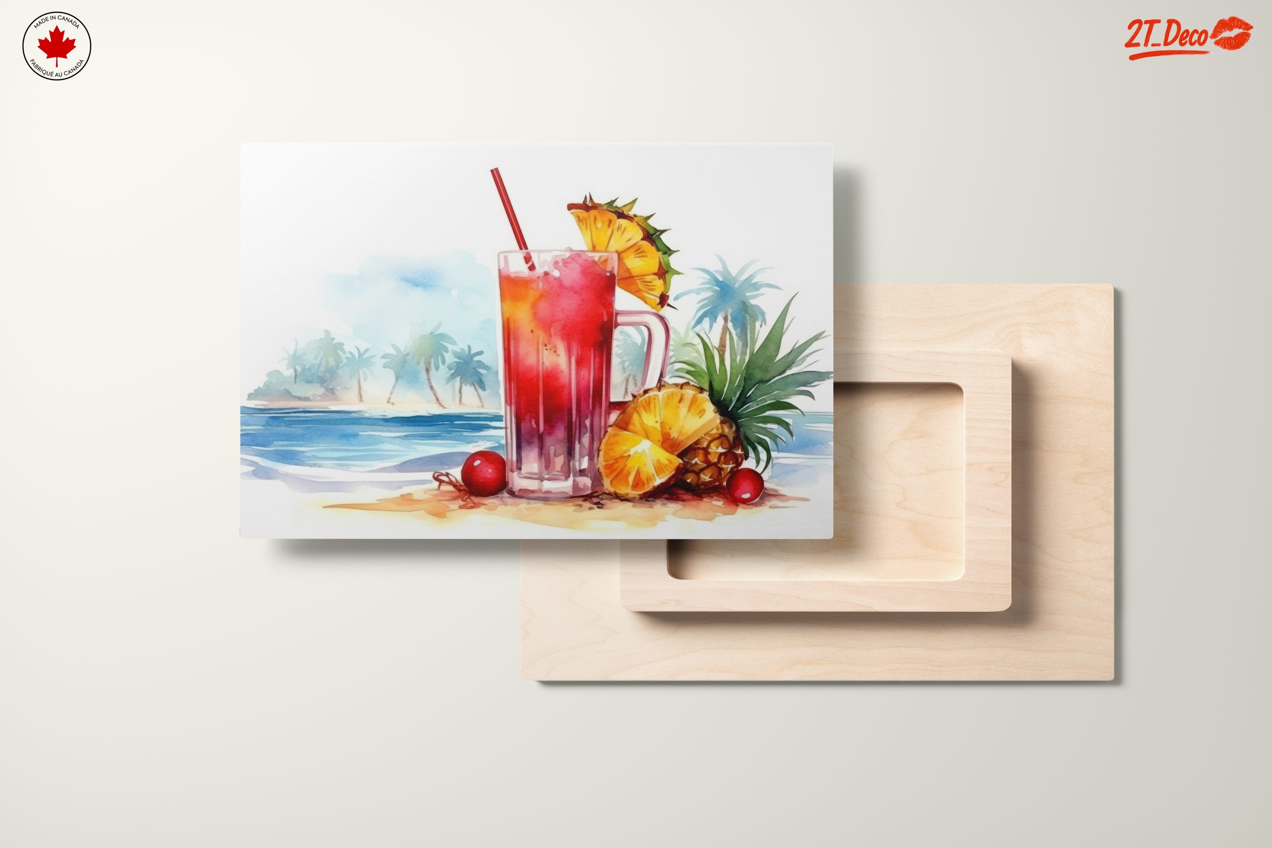 Vibrant Abstract Fruit Drink Artwork - Image 11