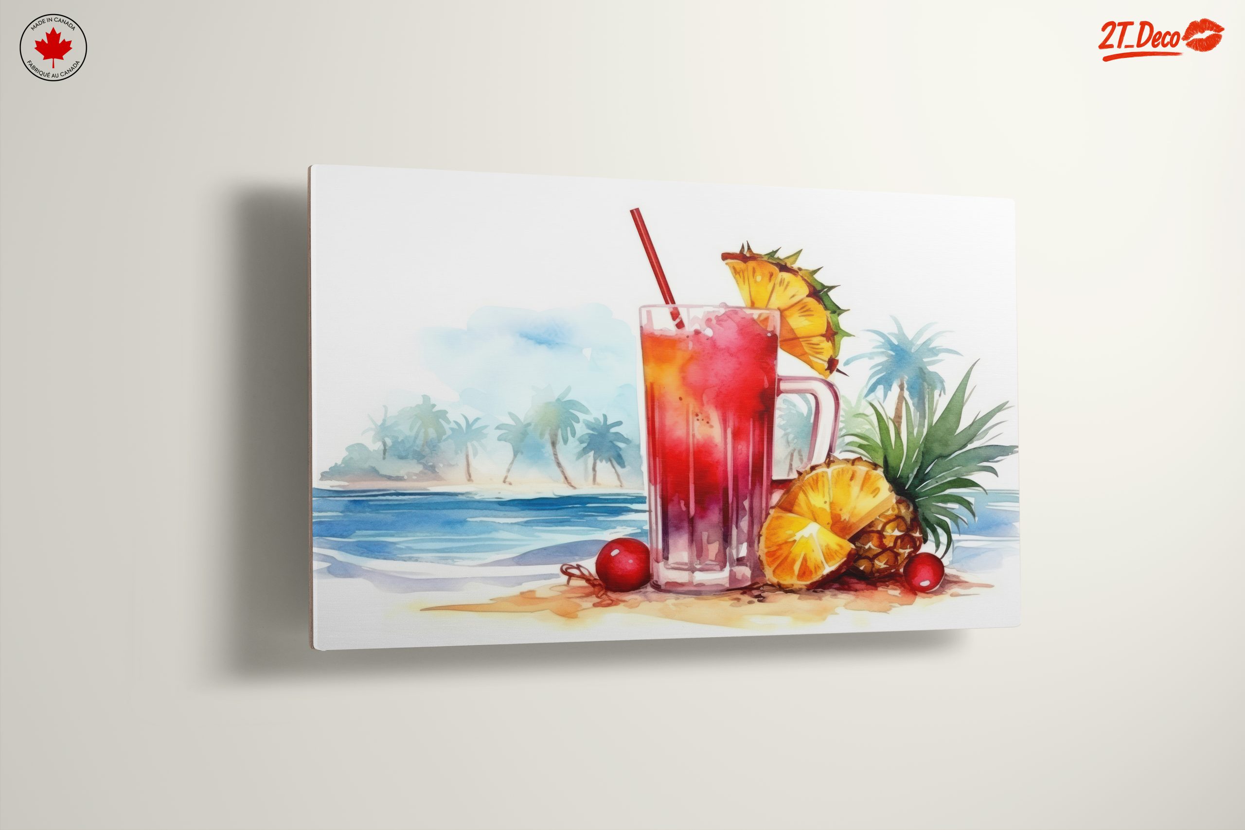 Vibrant Abstract Fruit Drink Artwork - Image 13