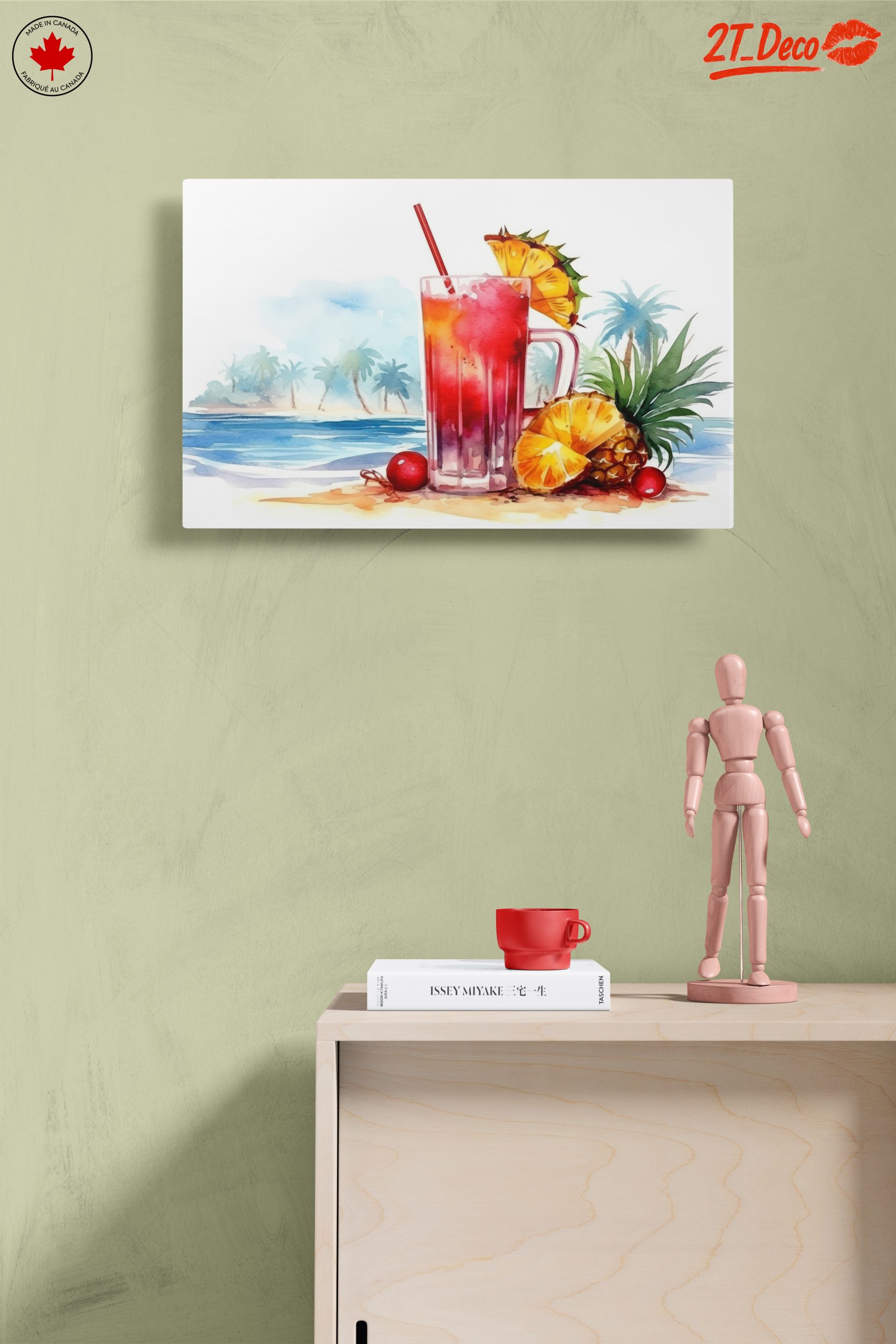 Vibrant Abstract Fruit Drink Artwork - Image 14