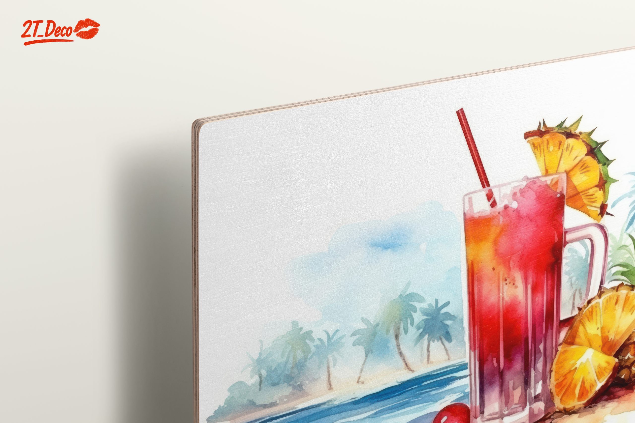 Vibrant Abstract Fruit Drink Artwork - Image 15