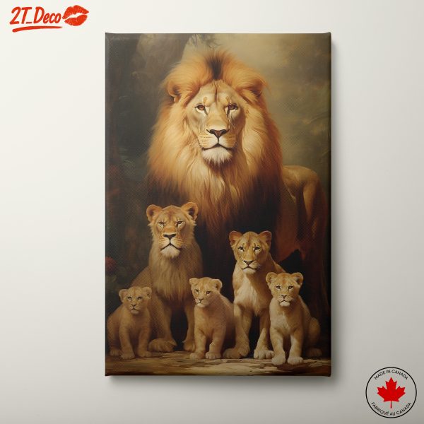 Majestic Lion Family Artwork 2