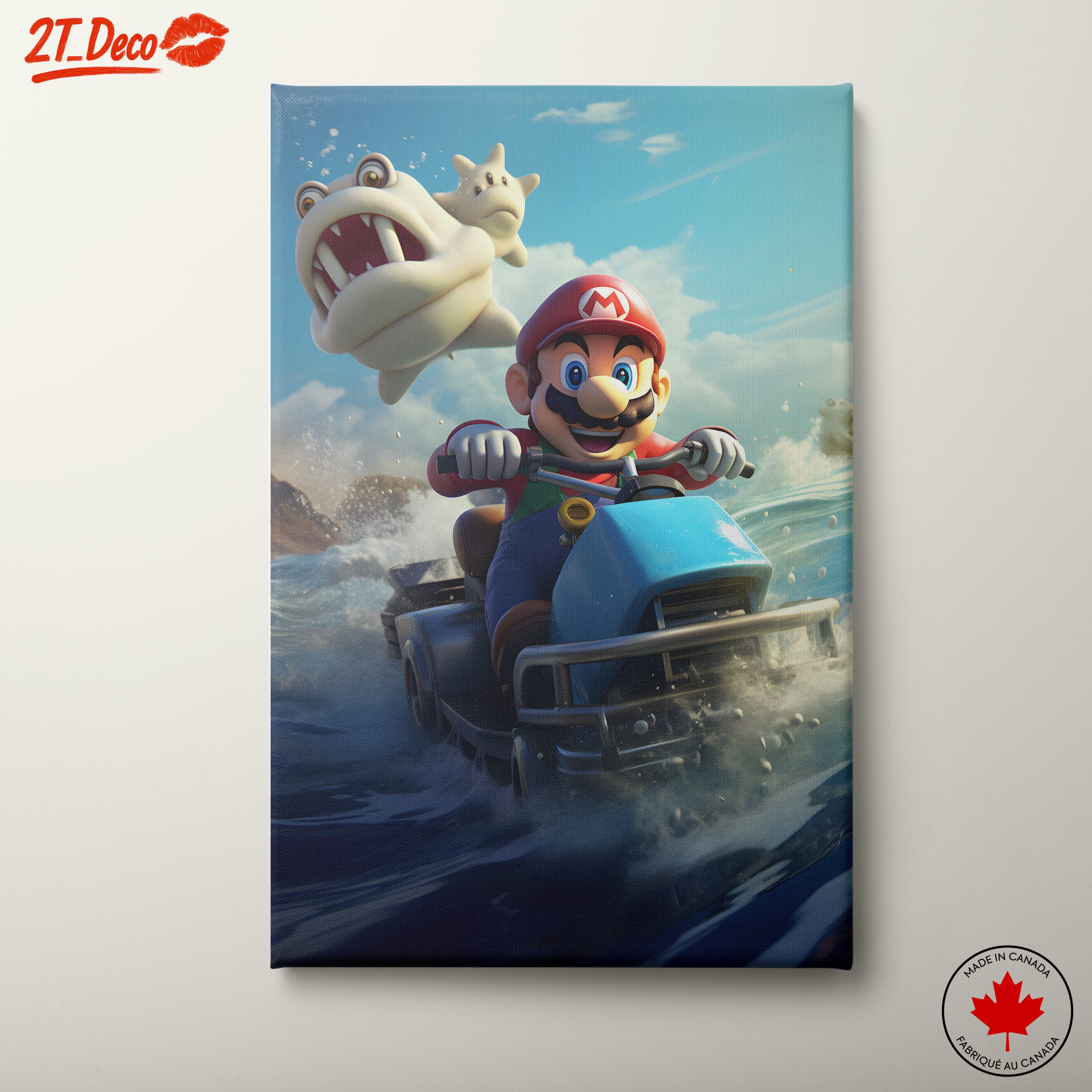 Mario Racing Adventure with Sea Creatures