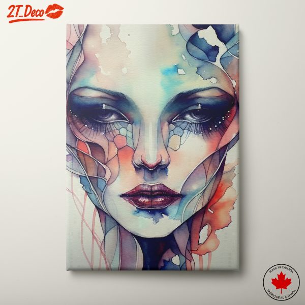 Vibrant Contemporary Portrait Artwork