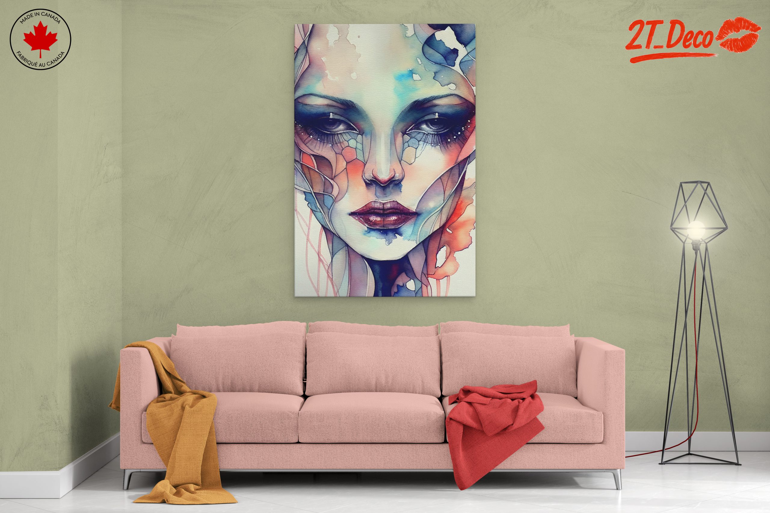 Vibrant Contemporary Portrait Artwork - Image 2