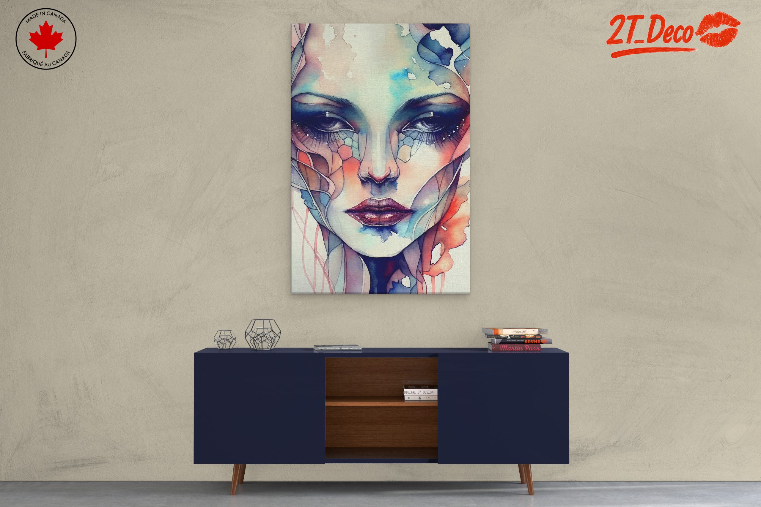 Vibrant Contemporary Portrait Artwork - Image 3