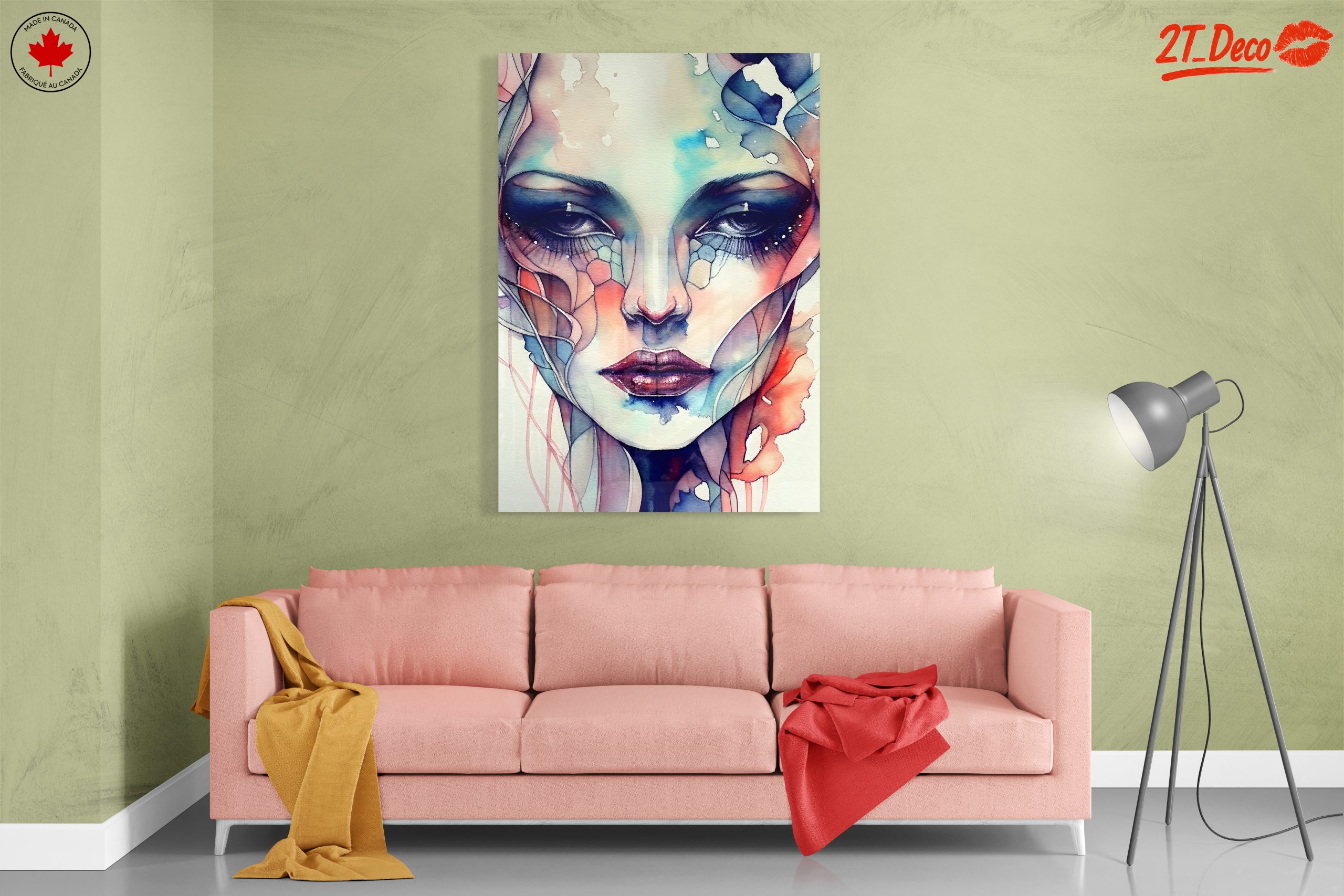 Vibrant Contemporary Portrait Artwork - Image 7