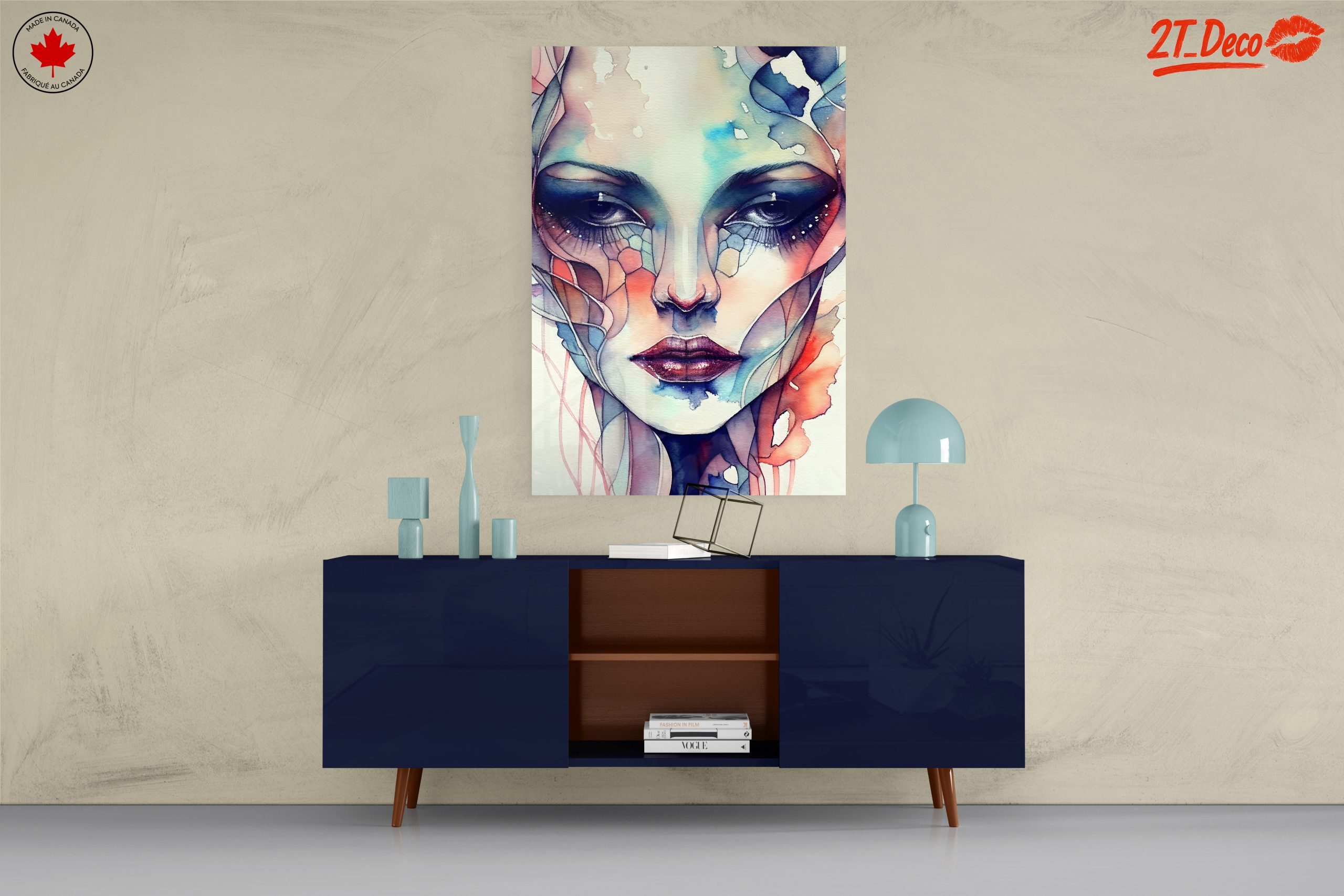 Vibrant Contemporary Portrait Artwork - Image 8