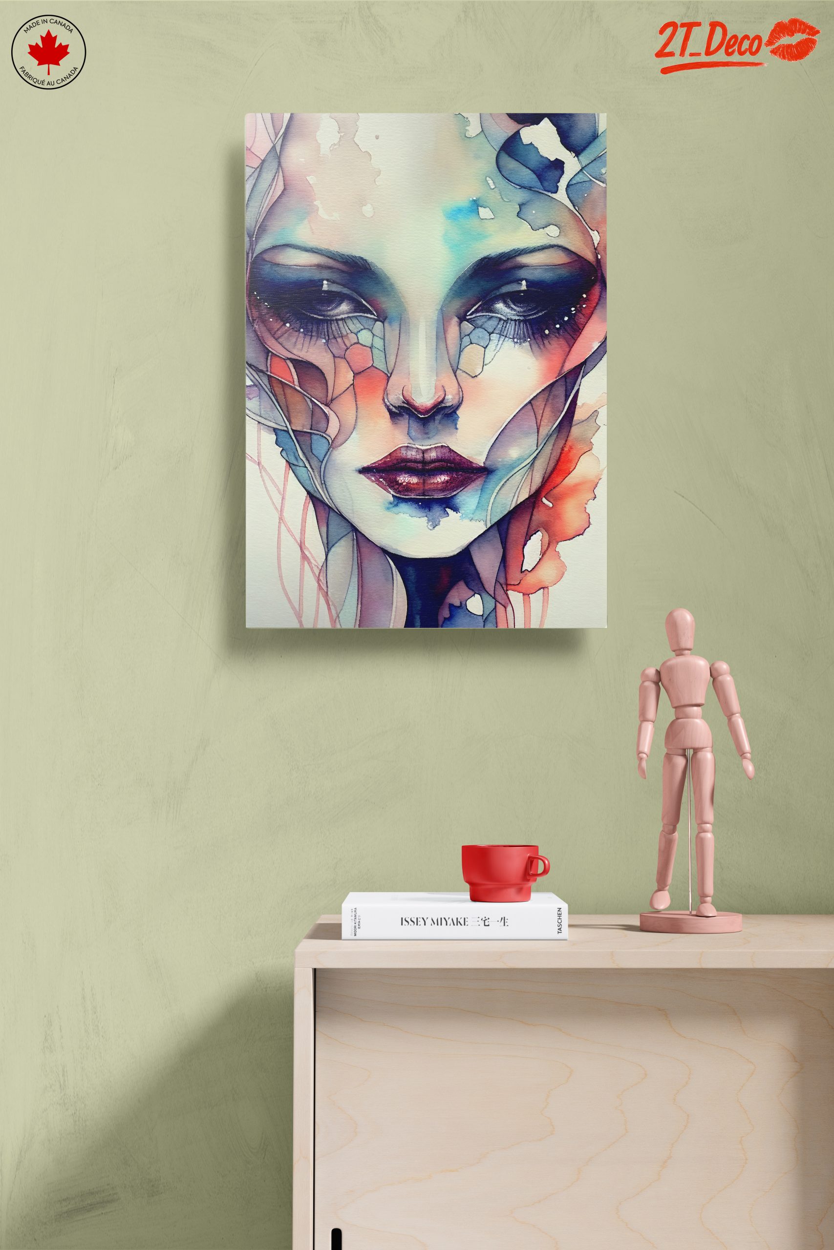 Vibrant Contemporary Portrait Artwork - Image 14