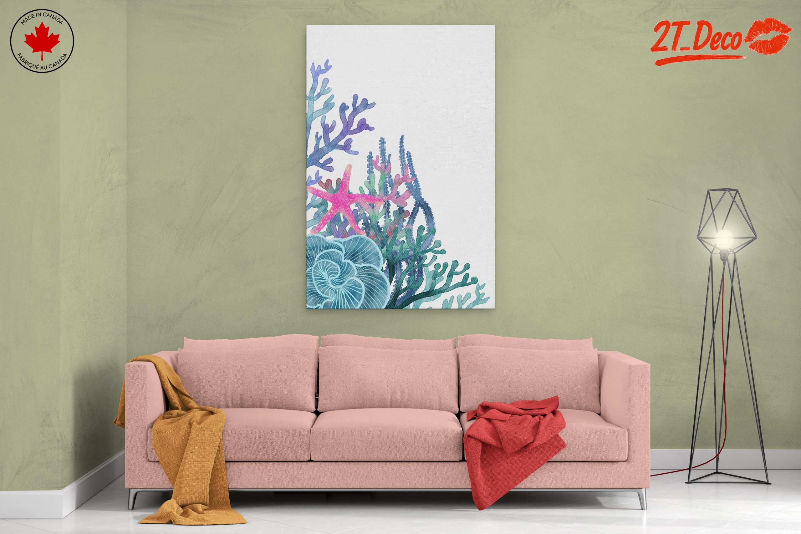 Colorful Abstract Marine Life Art 2 - Image 2