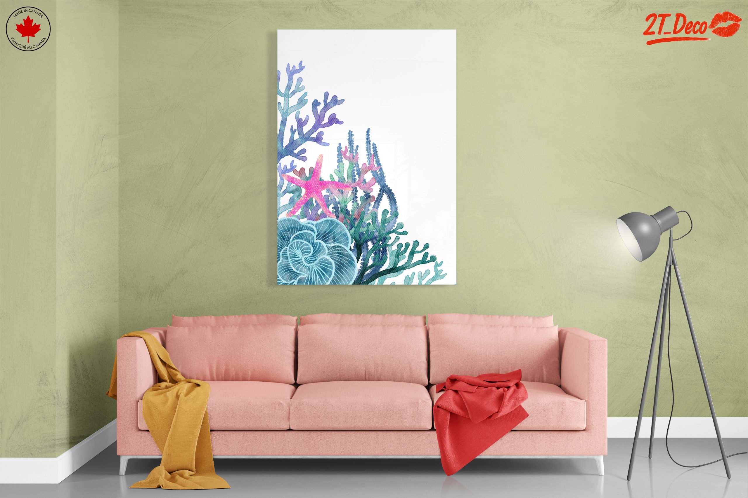 Colorful Abstract Marine Life Art 2 - Image 7