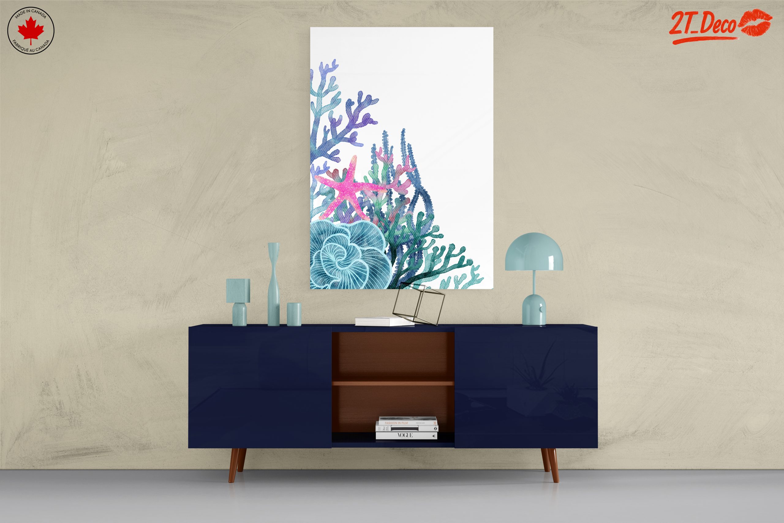 Colorful Abstract Marine Life Art 2 - Image 8
