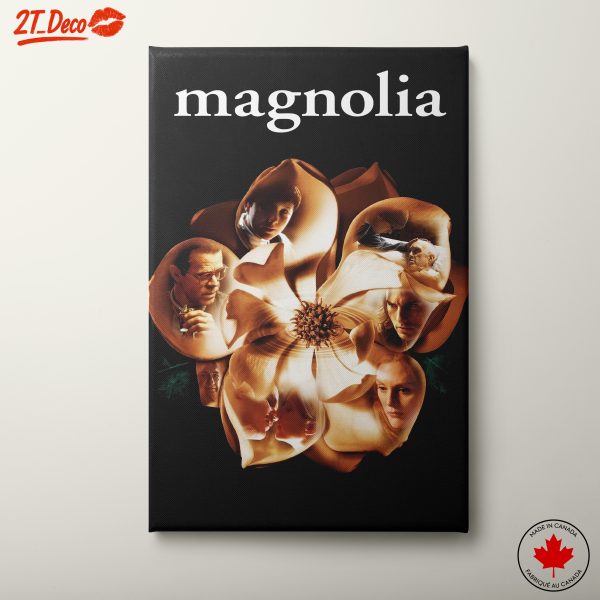 Magnolia Floral Art with Dramatic Portraits
