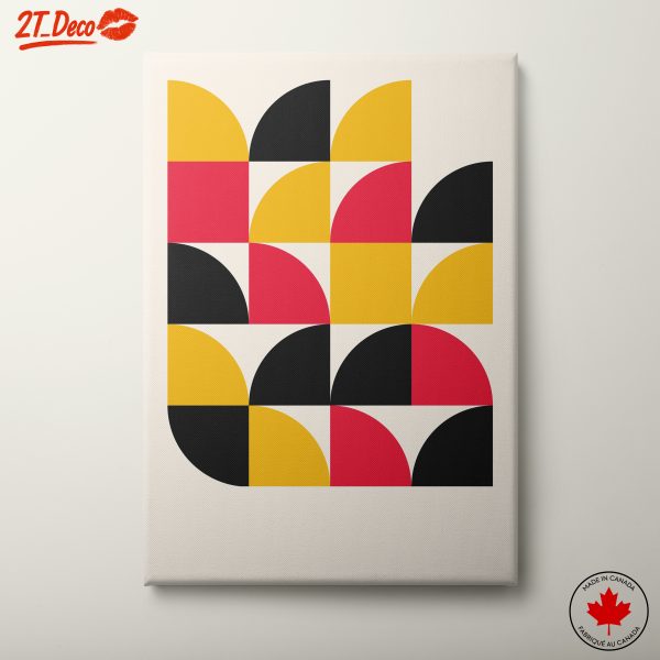 Vibrant Geometric Colorful Abstract Art
