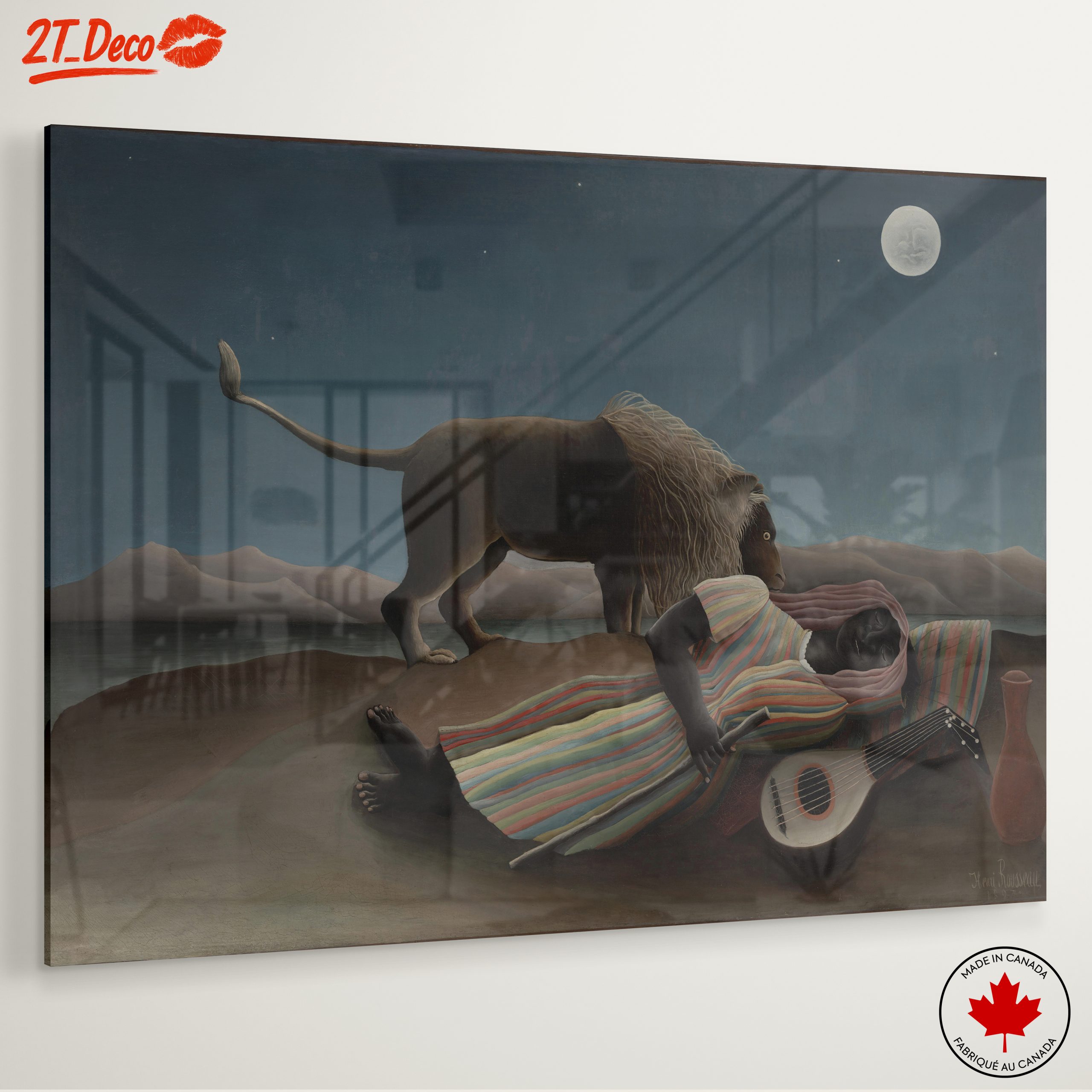 Dreamlike Evening Scene with Lion - Image 6