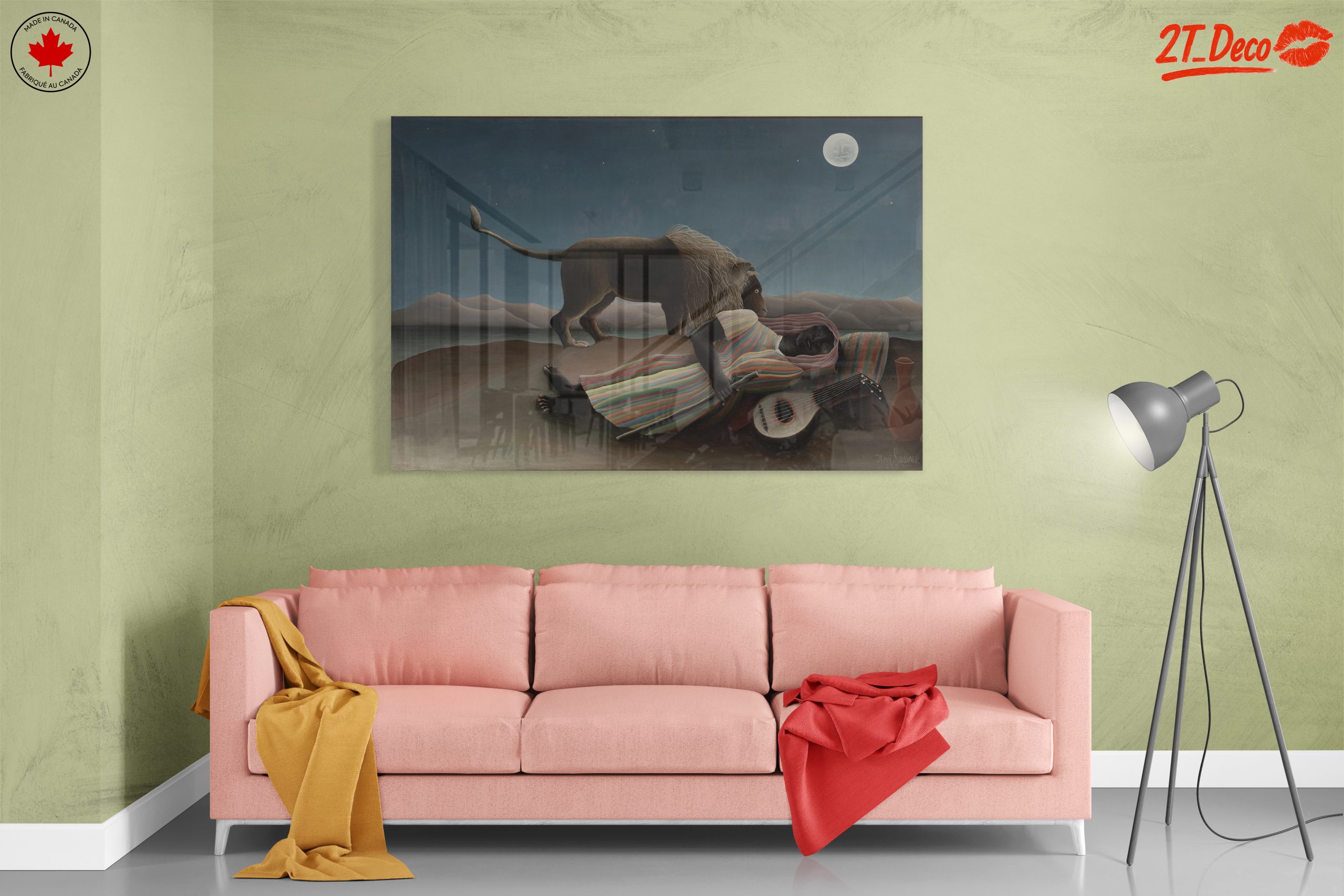 Dreamlike Evening Scene with Lion - Image 7