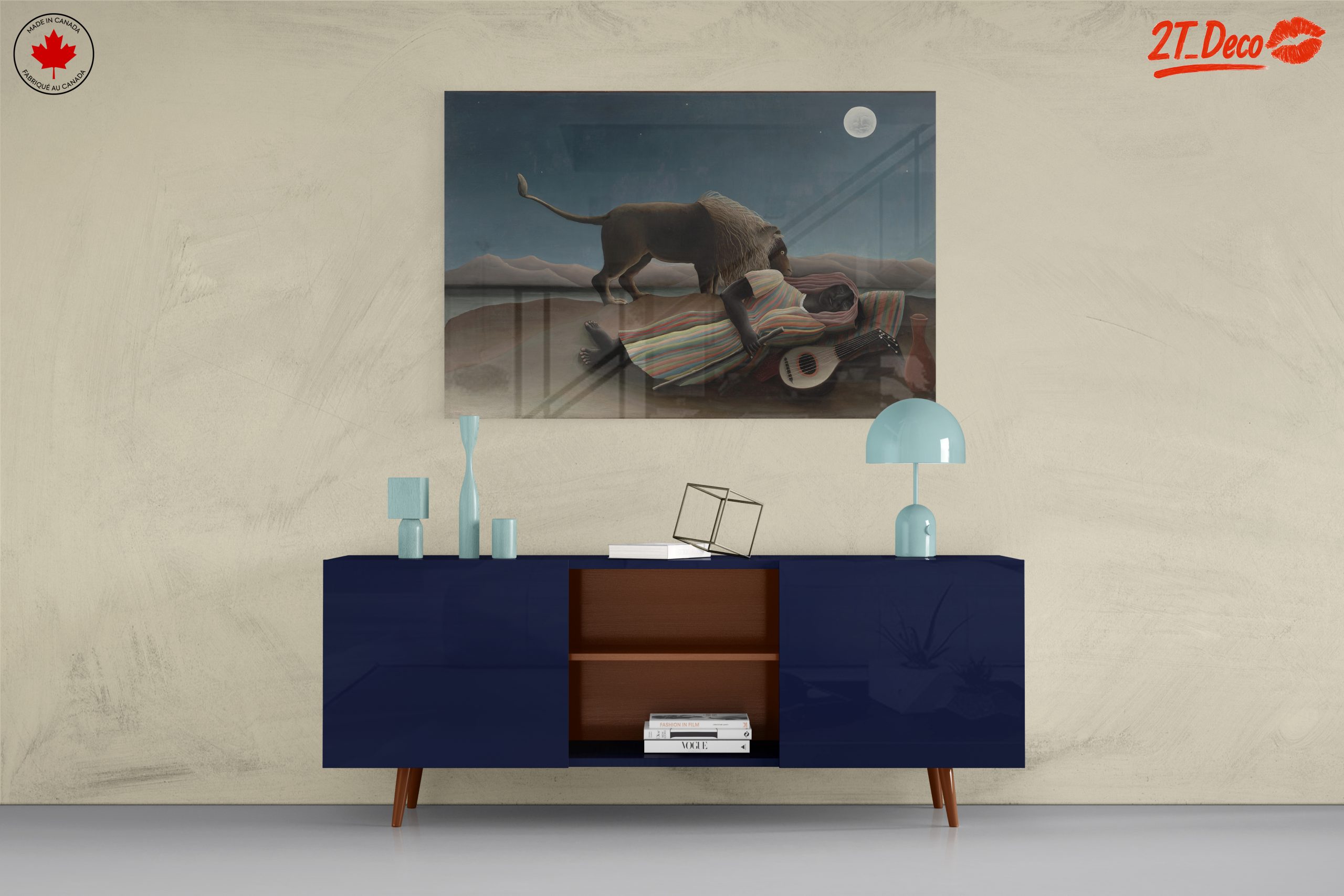 Dreamlike Evening Scene with Lion - Image 8