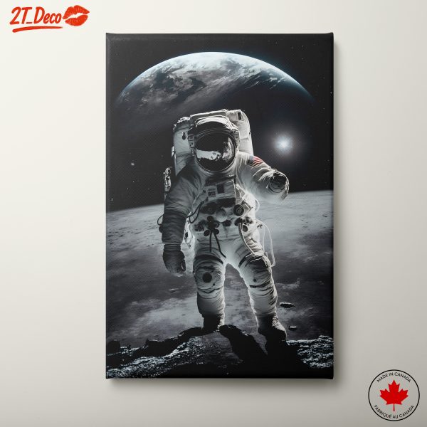 Astronaut in Space with Earth