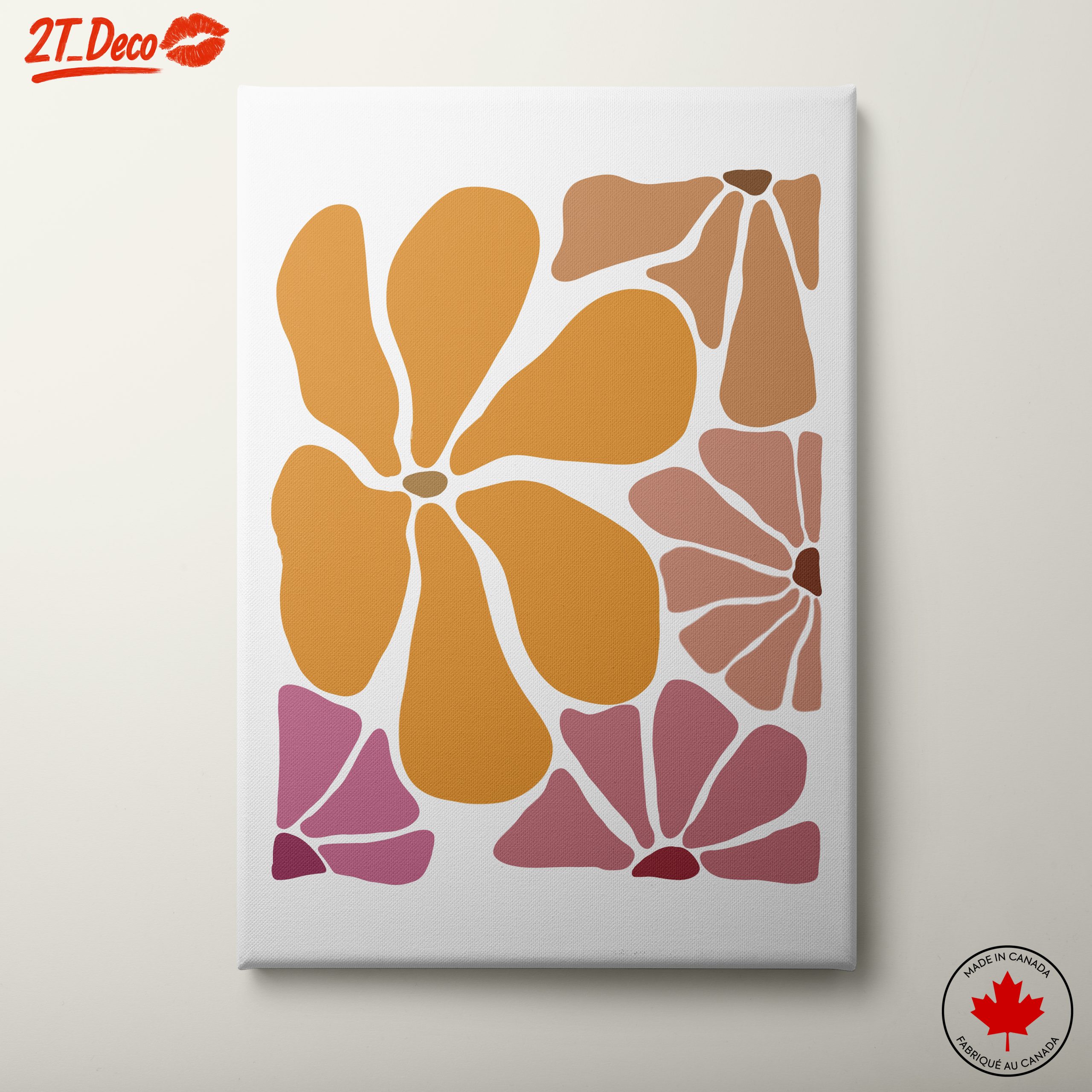 Stylized Botanical Floral Artwork 2