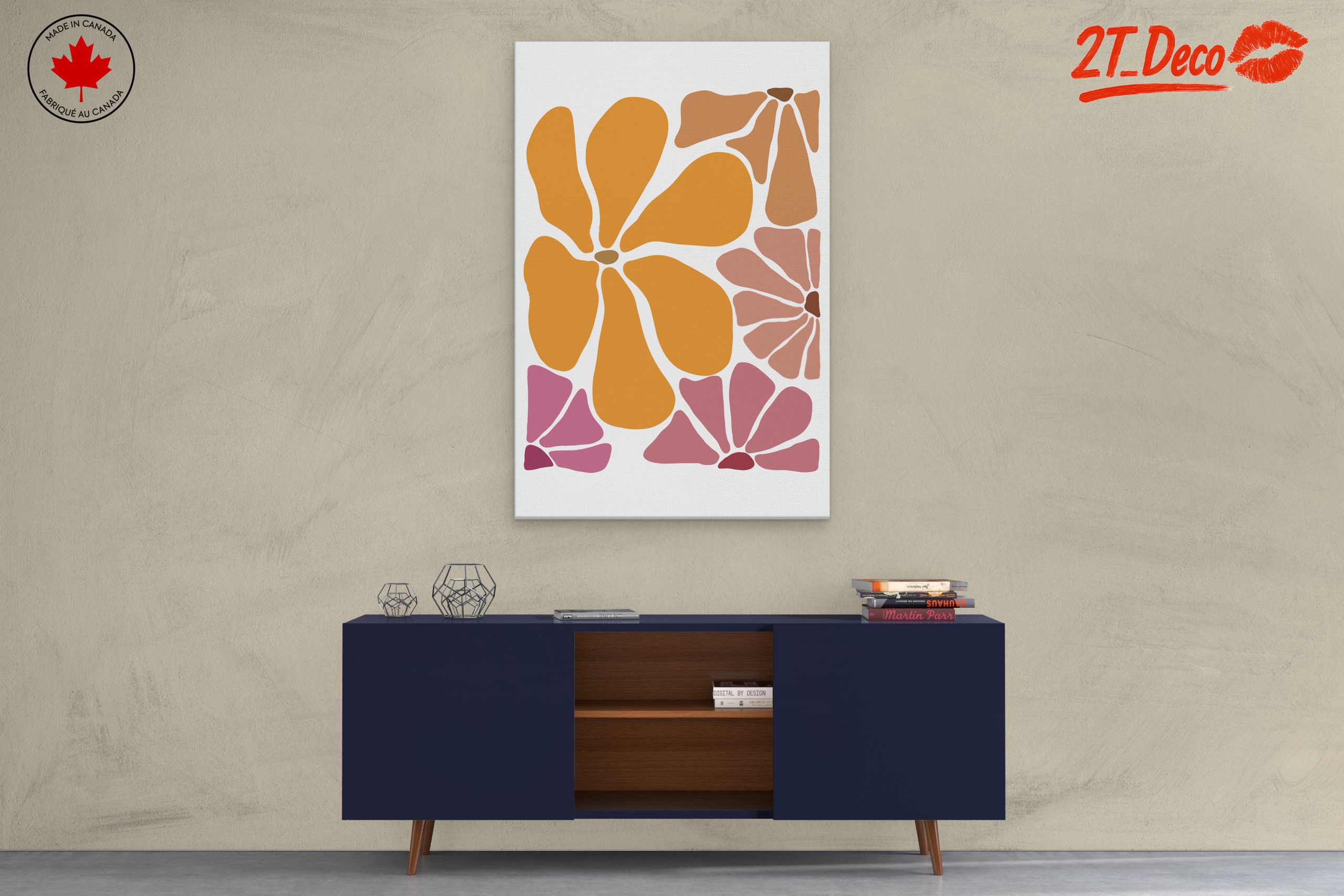 Stylized Botanical Floral Artwork 2 - Image 3