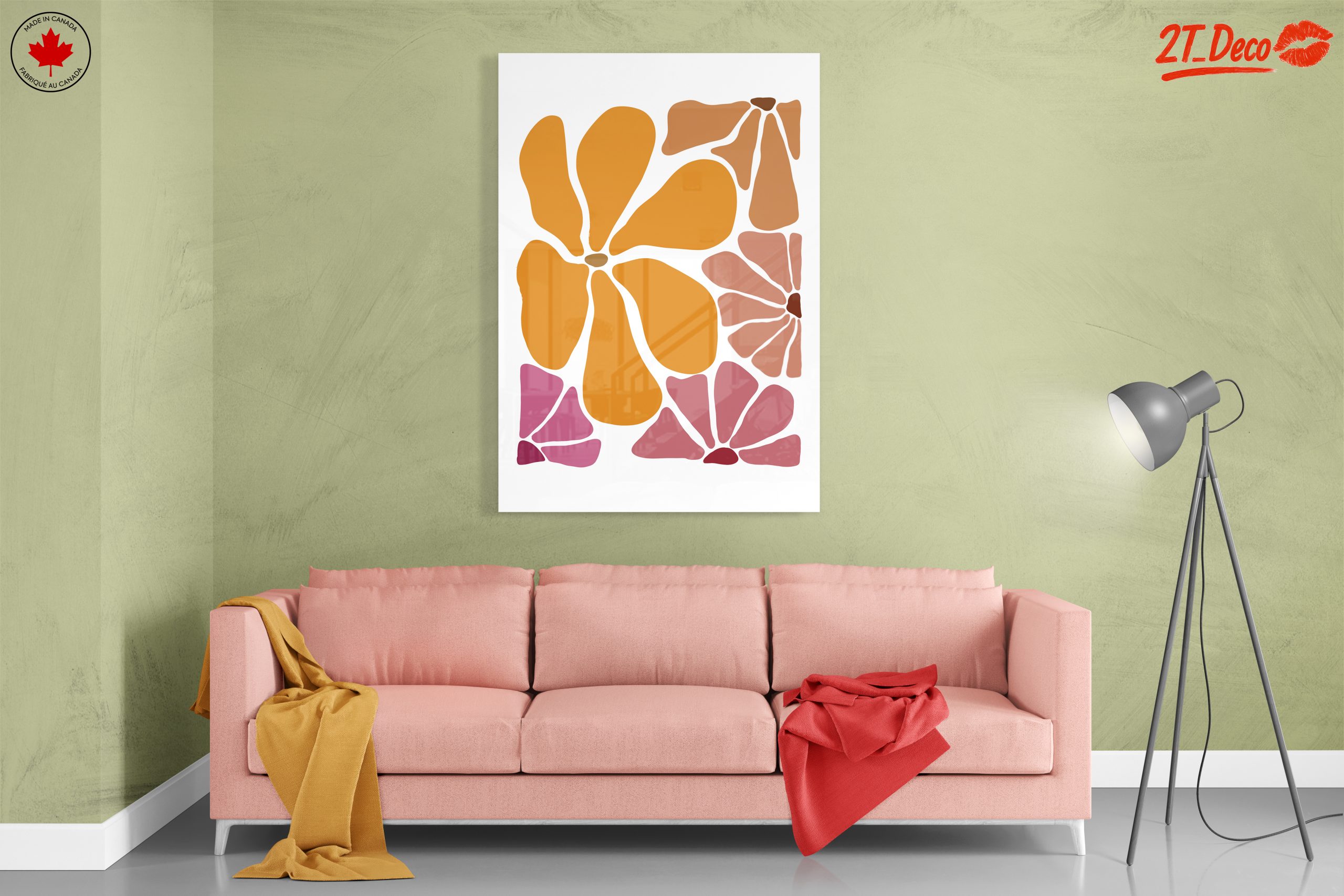 Stylized Botanical Floral Artwork 2 - Image 7